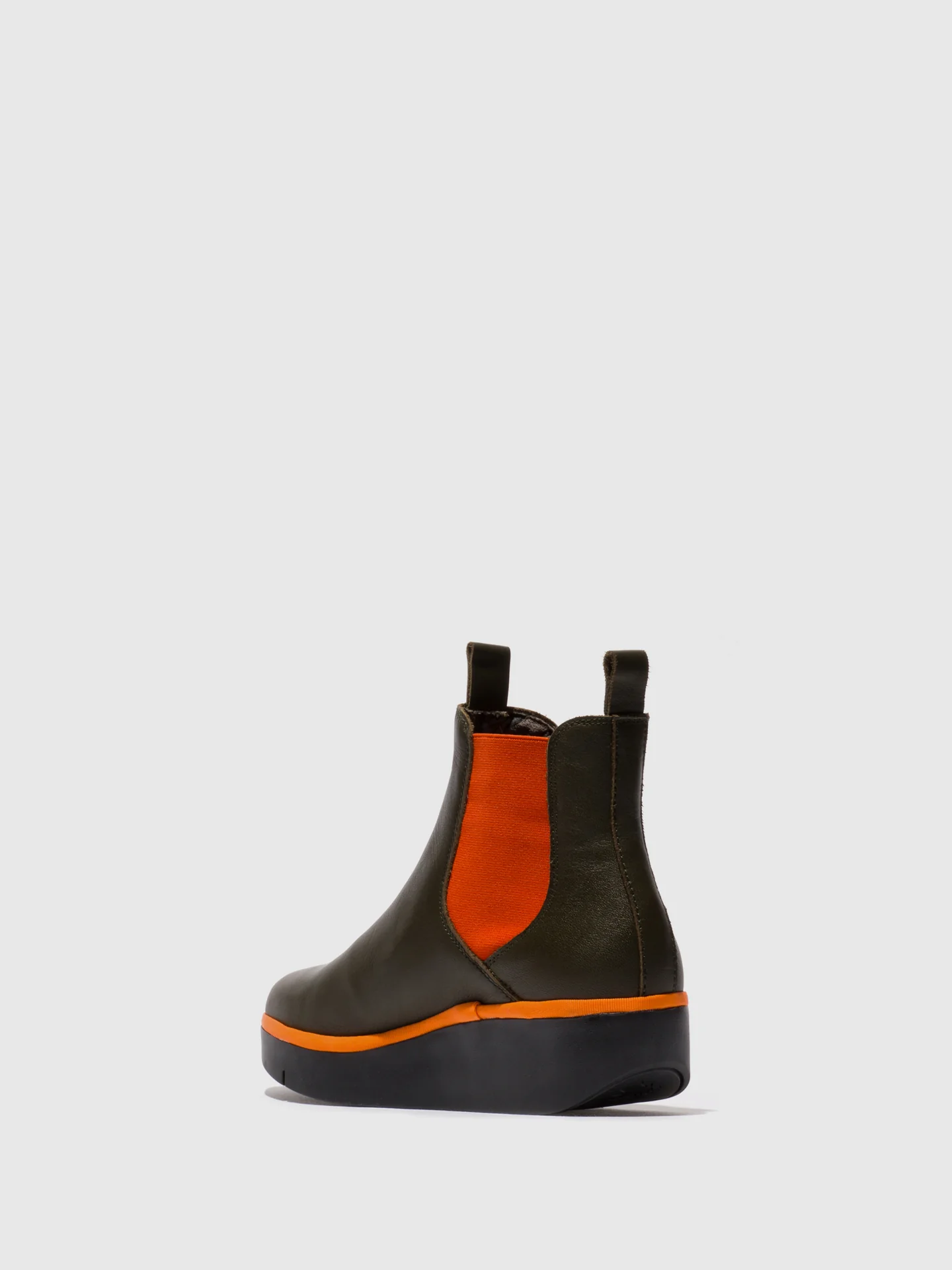 Chelsea Ankle Boots JERY536FLY MILITARY (BRICK ELASTIC) - Image 3