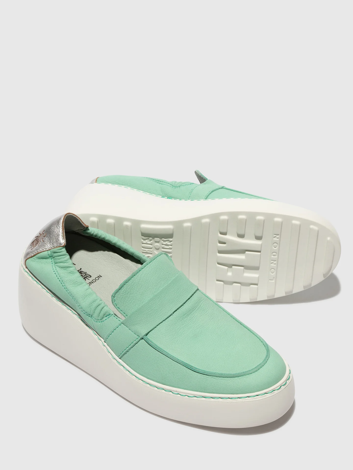 Slip-on Trainers DULI620FLY MINT/SILVER - Image 4
