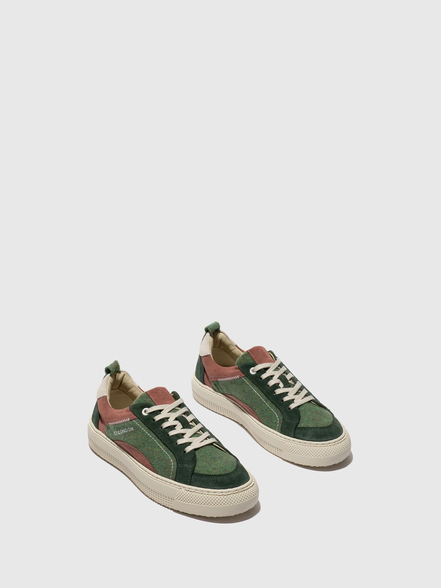 Low-Top Trainers TAIK687FLY MOSS GREEN/ EMERALD/ VINTAGE PINK/ OFFWHITE - Image 2
