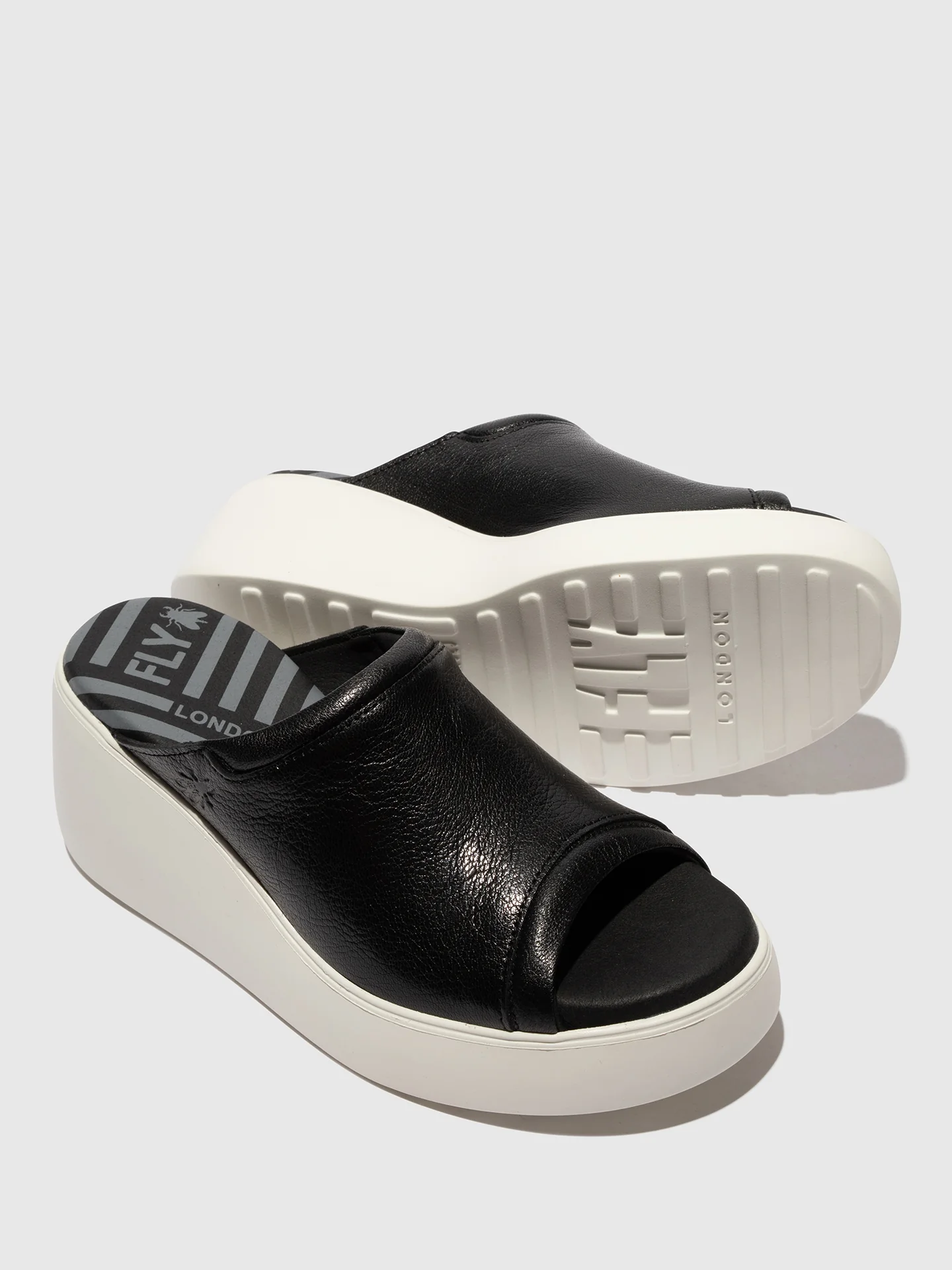 Slip-on Mules DOLI042FLY MOUSSE BLACK - Image 4