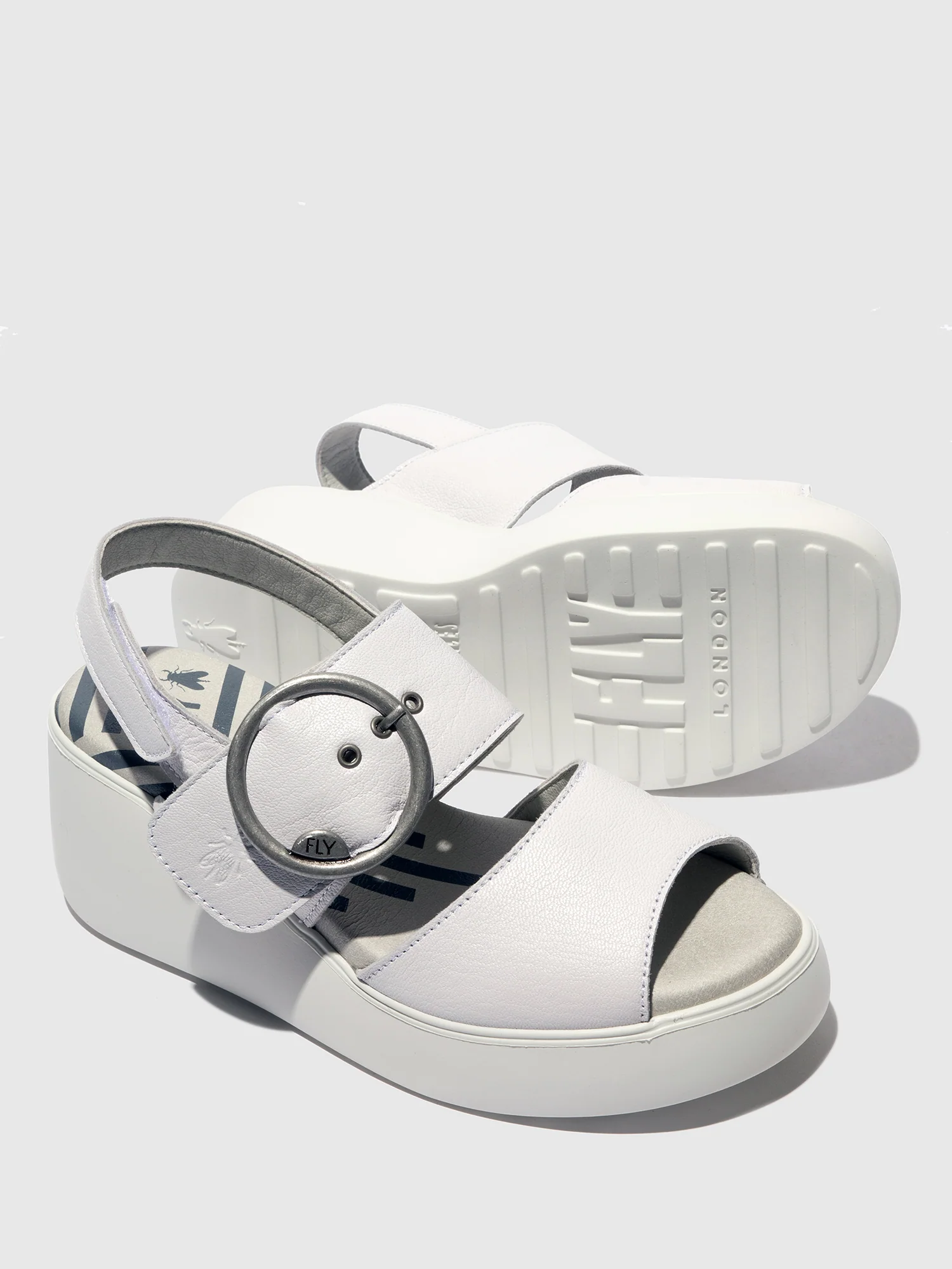 Sling-Back Sandals DIGO939FLY MOUSSE WHITE - Image 4