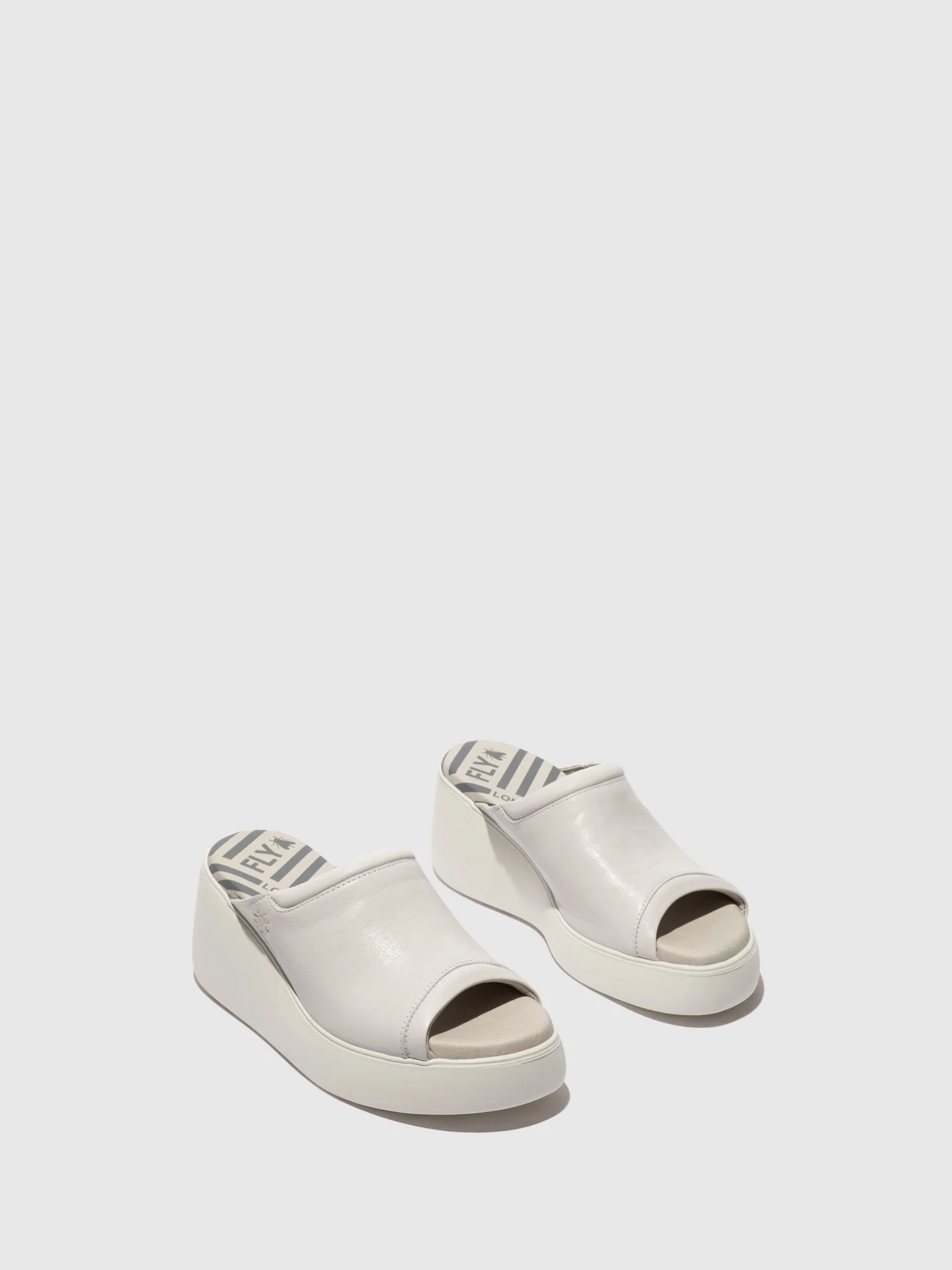 Slip-on Mules DOLI042FLY MOUSSE WHITE - Image 2