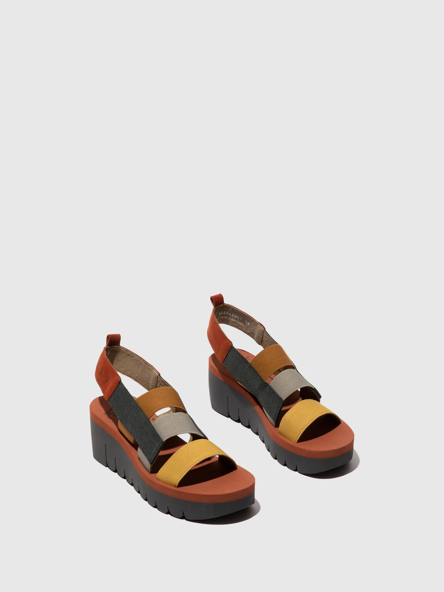 Strappy Sandals YERE847FLY MULTI (BRICK) - Image 3