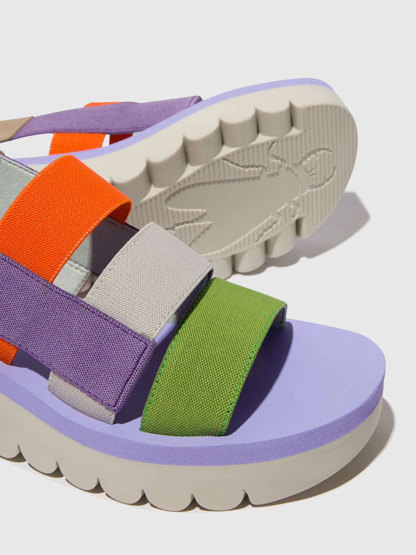 Strappy Sandals YERE847FLY MULTI (VIOLA) - Image 4