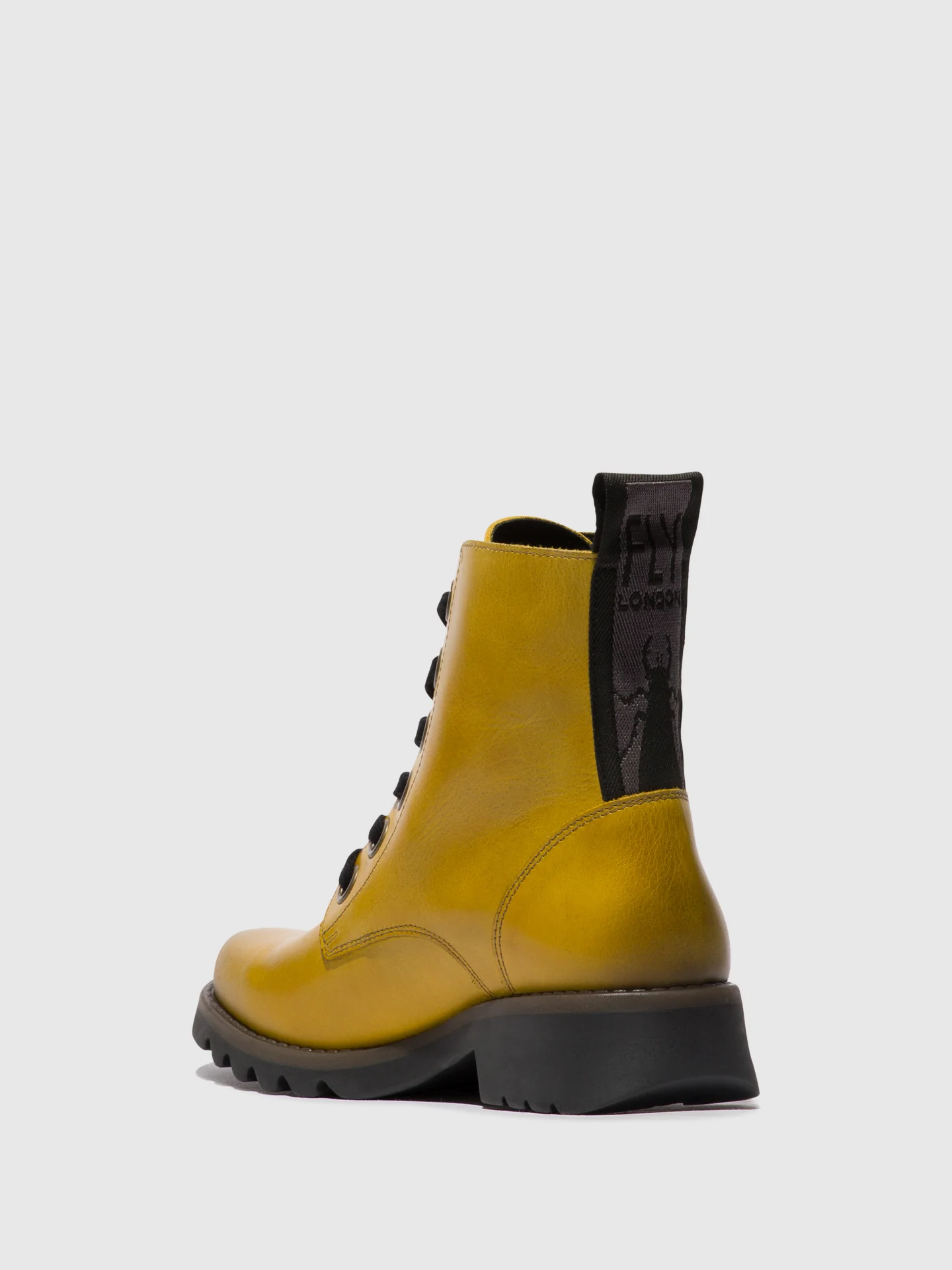 Lace-up Ankle Boots RAGI539FLY MUSTARD - Image 3