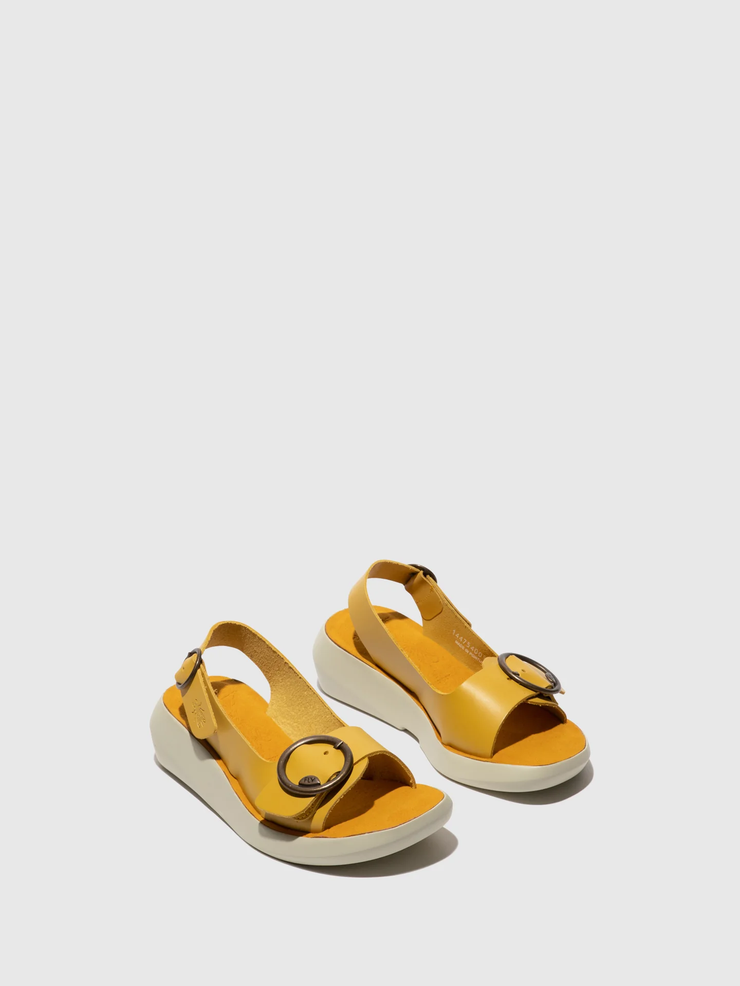Sling-Back Sandals BERK754FLY MUSTARD - Image 2