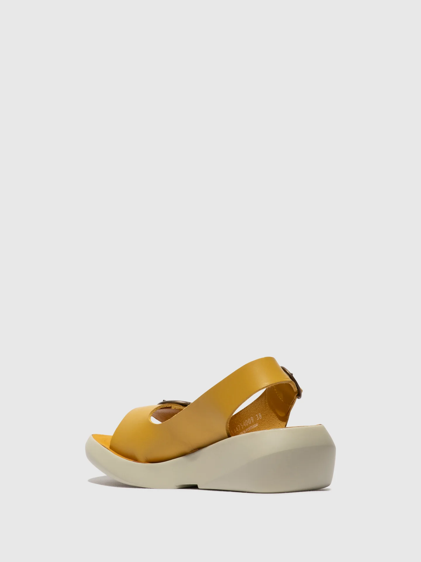 Sling-Back Sandals BERK754FLY MUSTARD - Image 3