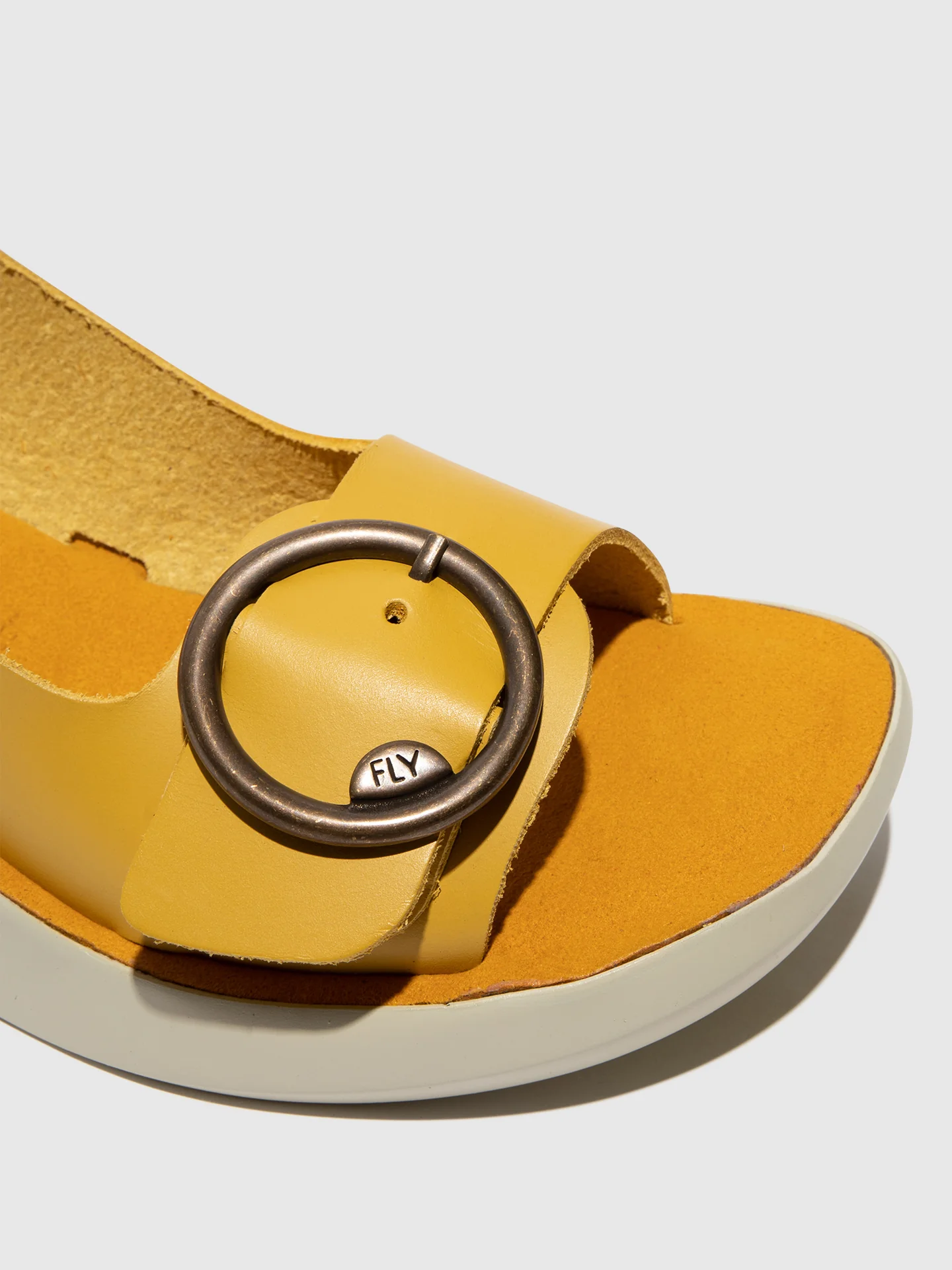 Sling-Back Sandals BERK754FLY MUSTARD - Image 4