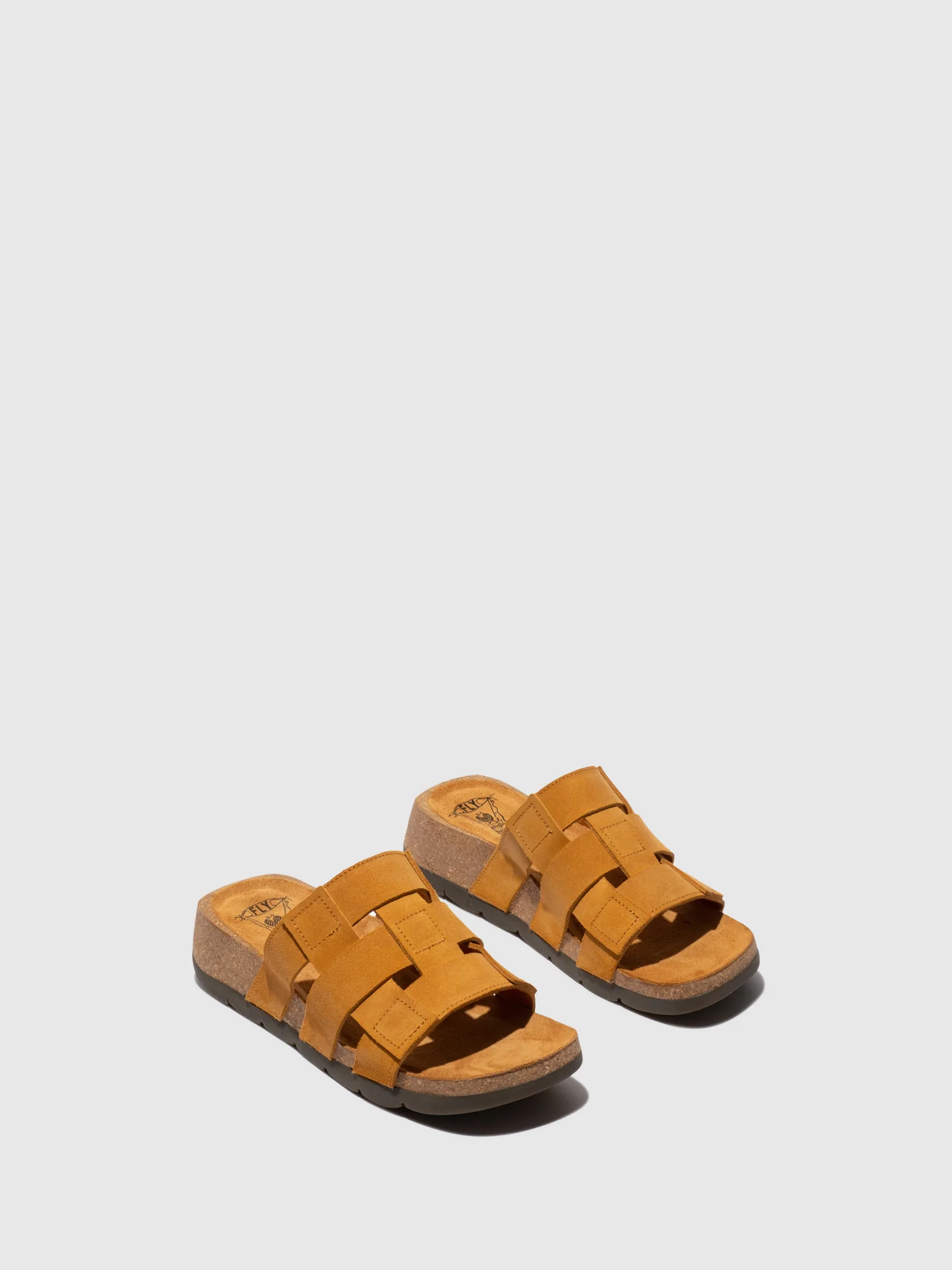 Slip-on Mules CAXE061FLY MUSTARD - Image 2