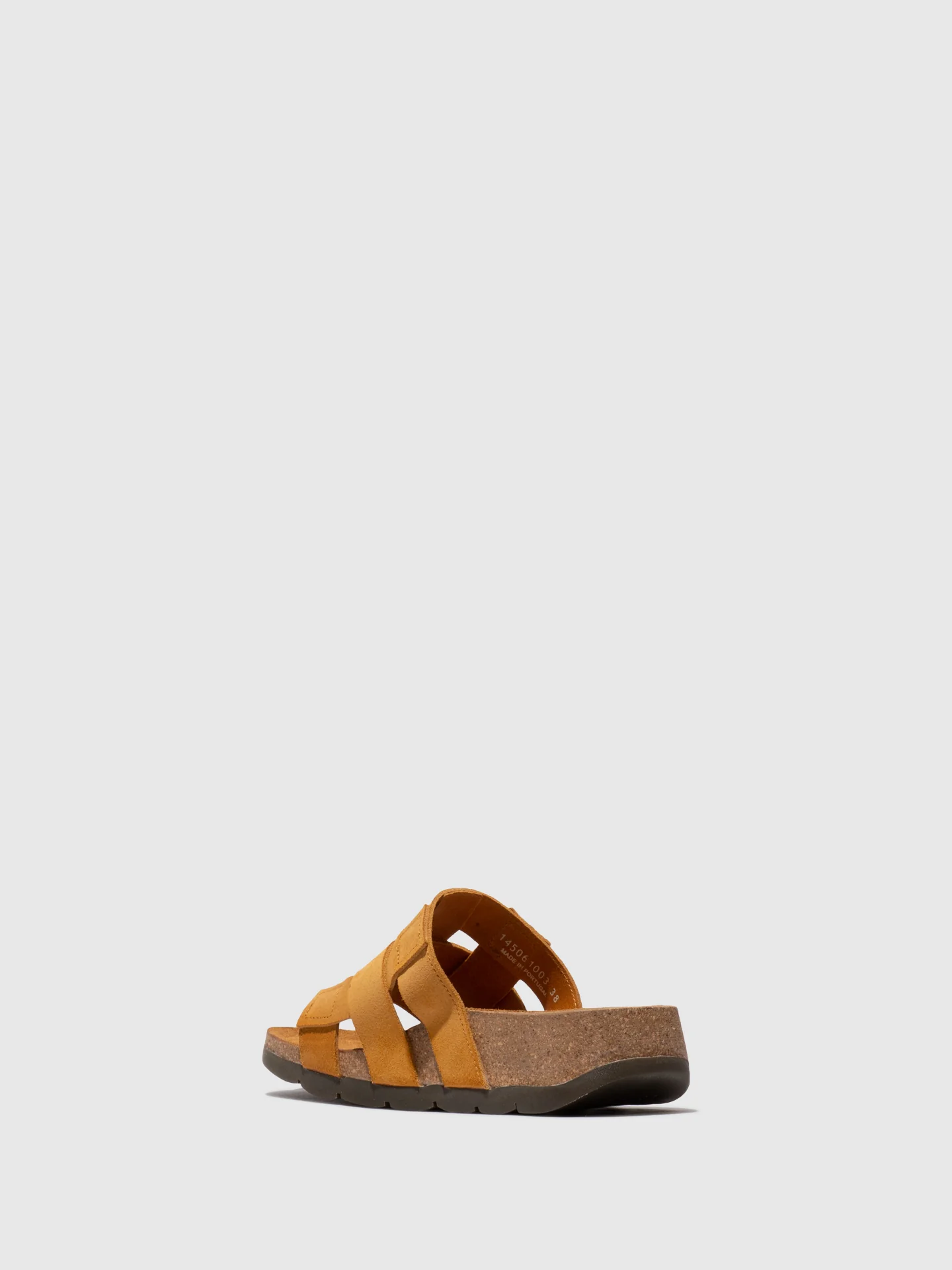 Slip-on Mules CAXE061FLY MUSTARD - Image 3