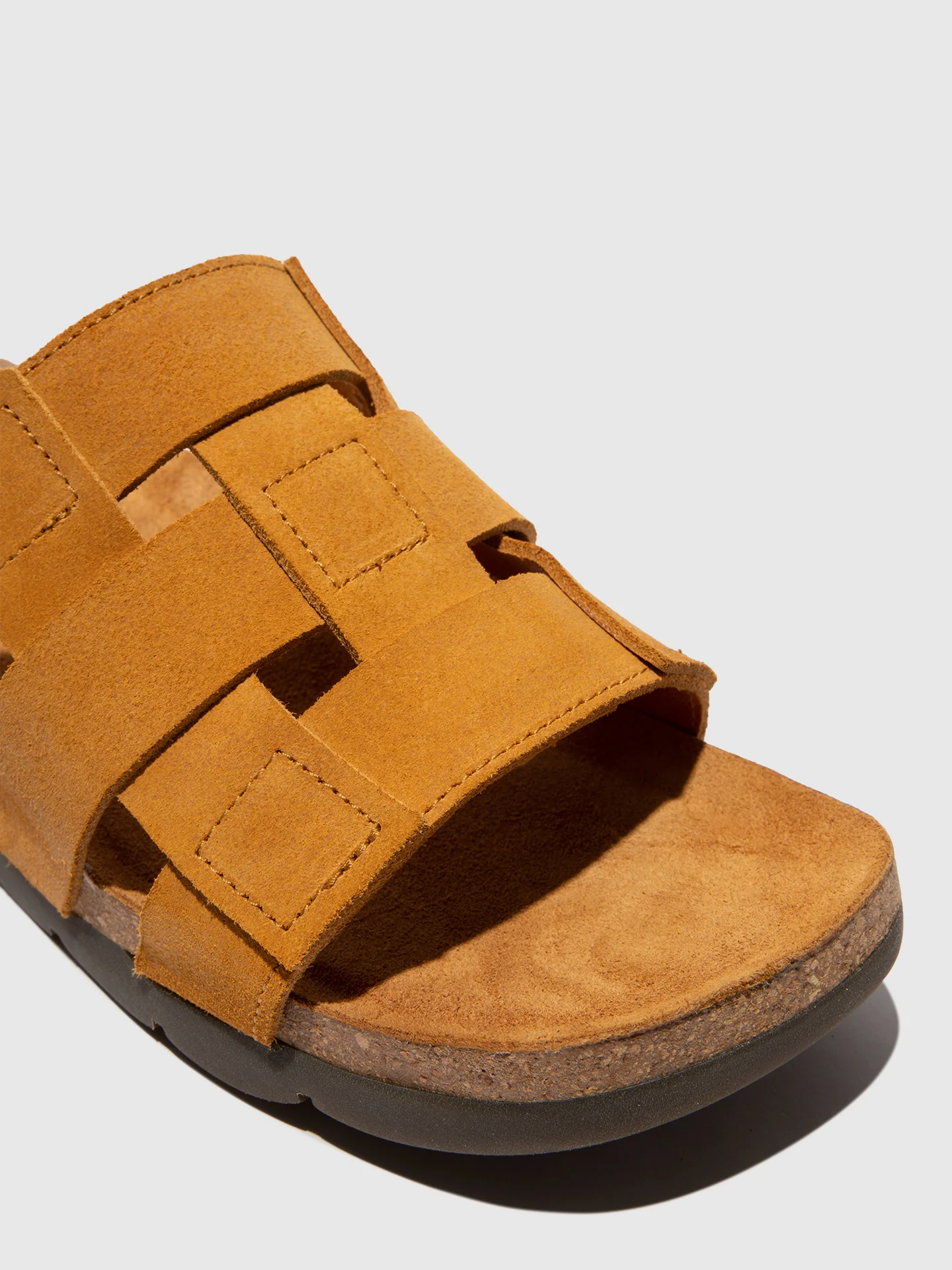 Slip-on Mules CAXE061FLY MUSTARD - Image 4