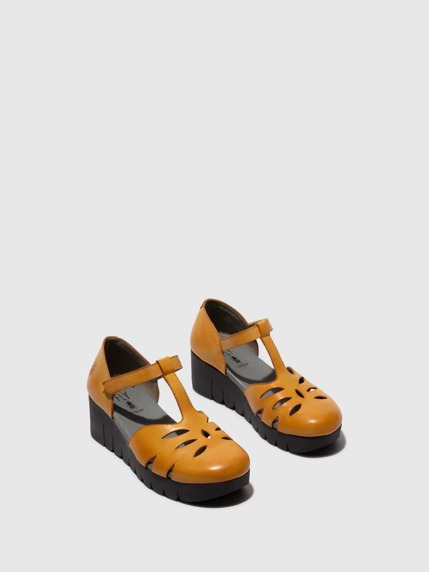 T-Strap Sandals VELT224FLY MUSTARD - Image 2