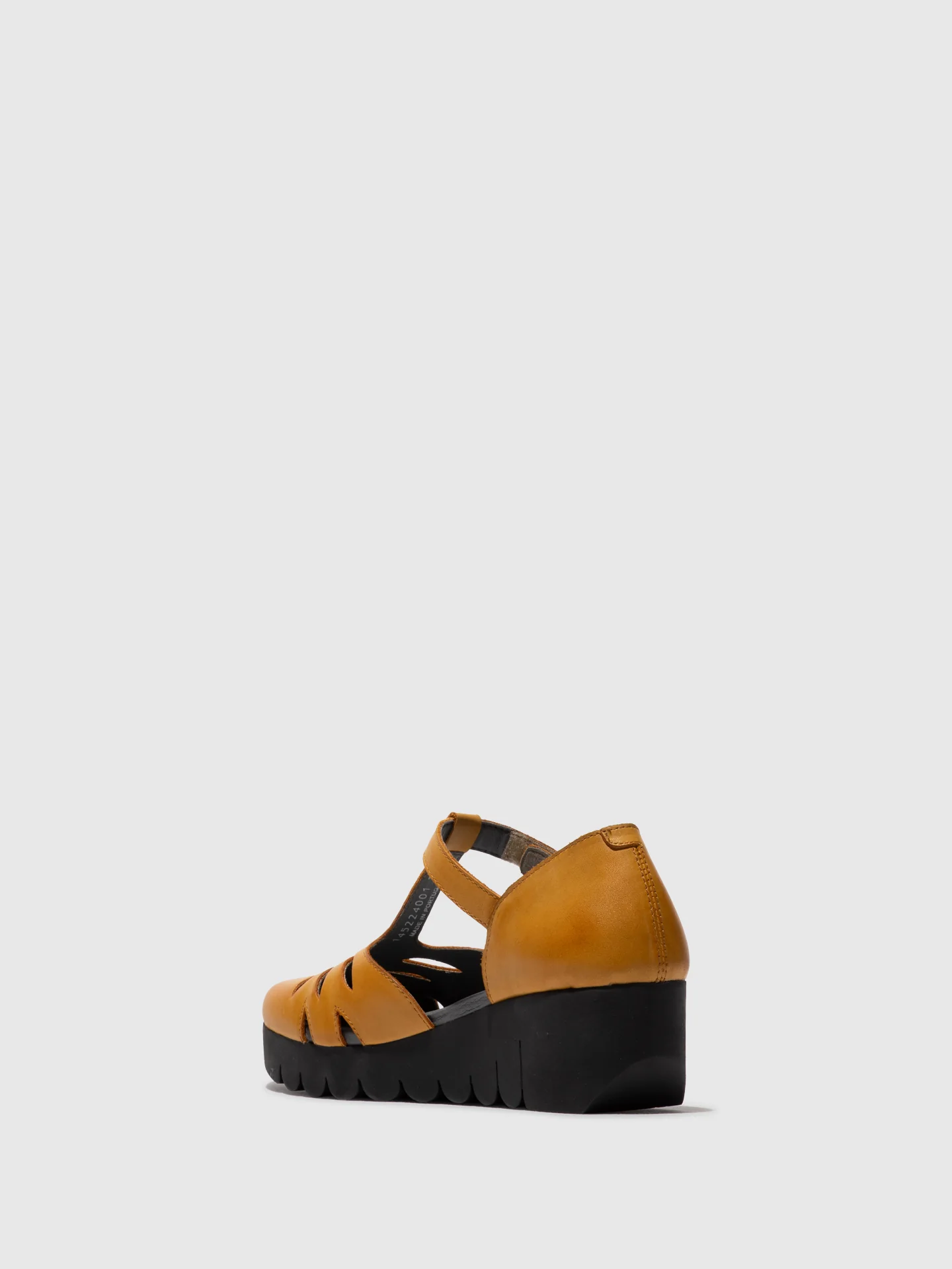 T-Strap Sandals VELT224FLY MUSTARD - Image 3