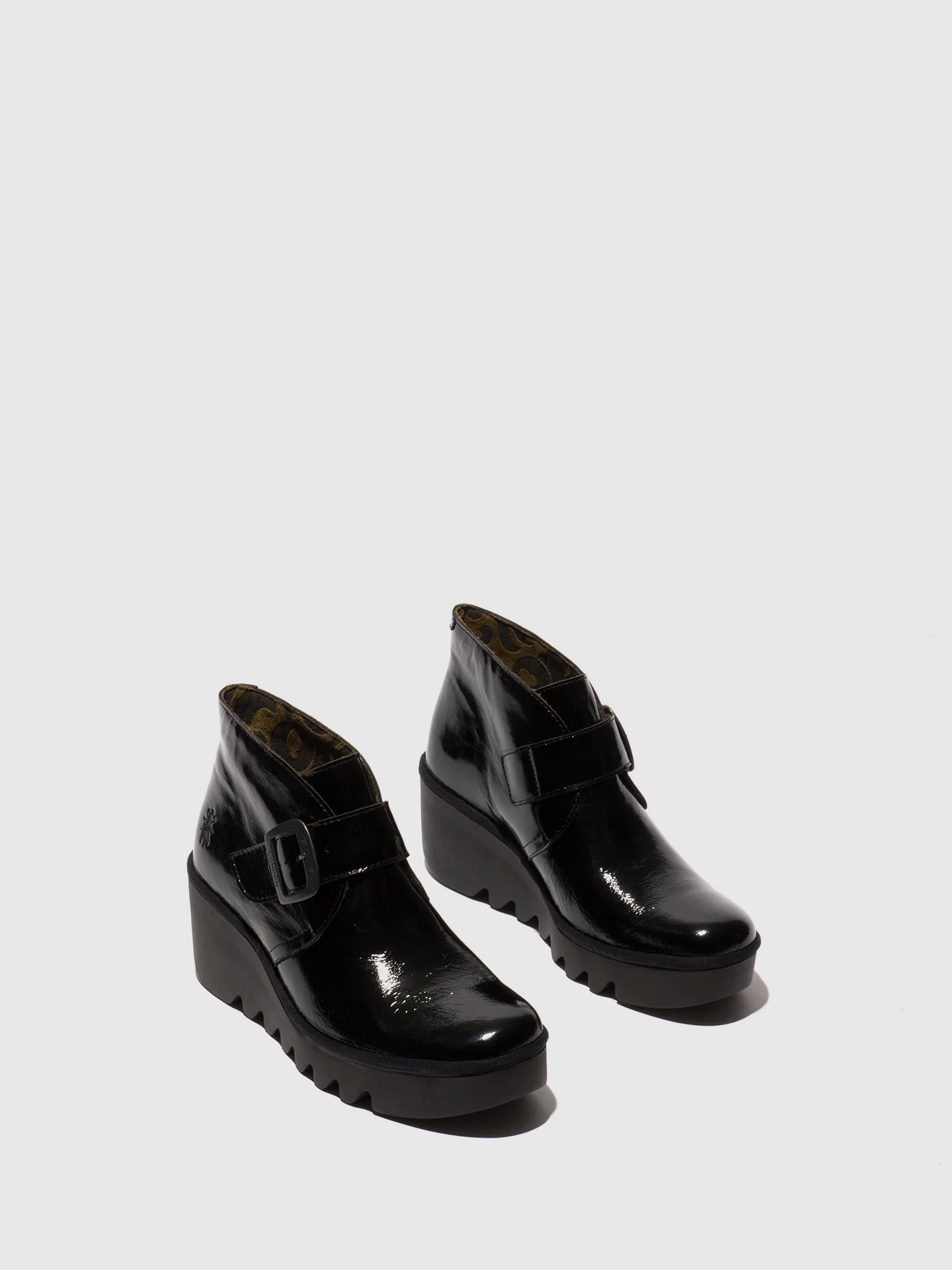 Buckle Ankle Boots BIRT397FLY NAPPALAK BLACK - Image 2