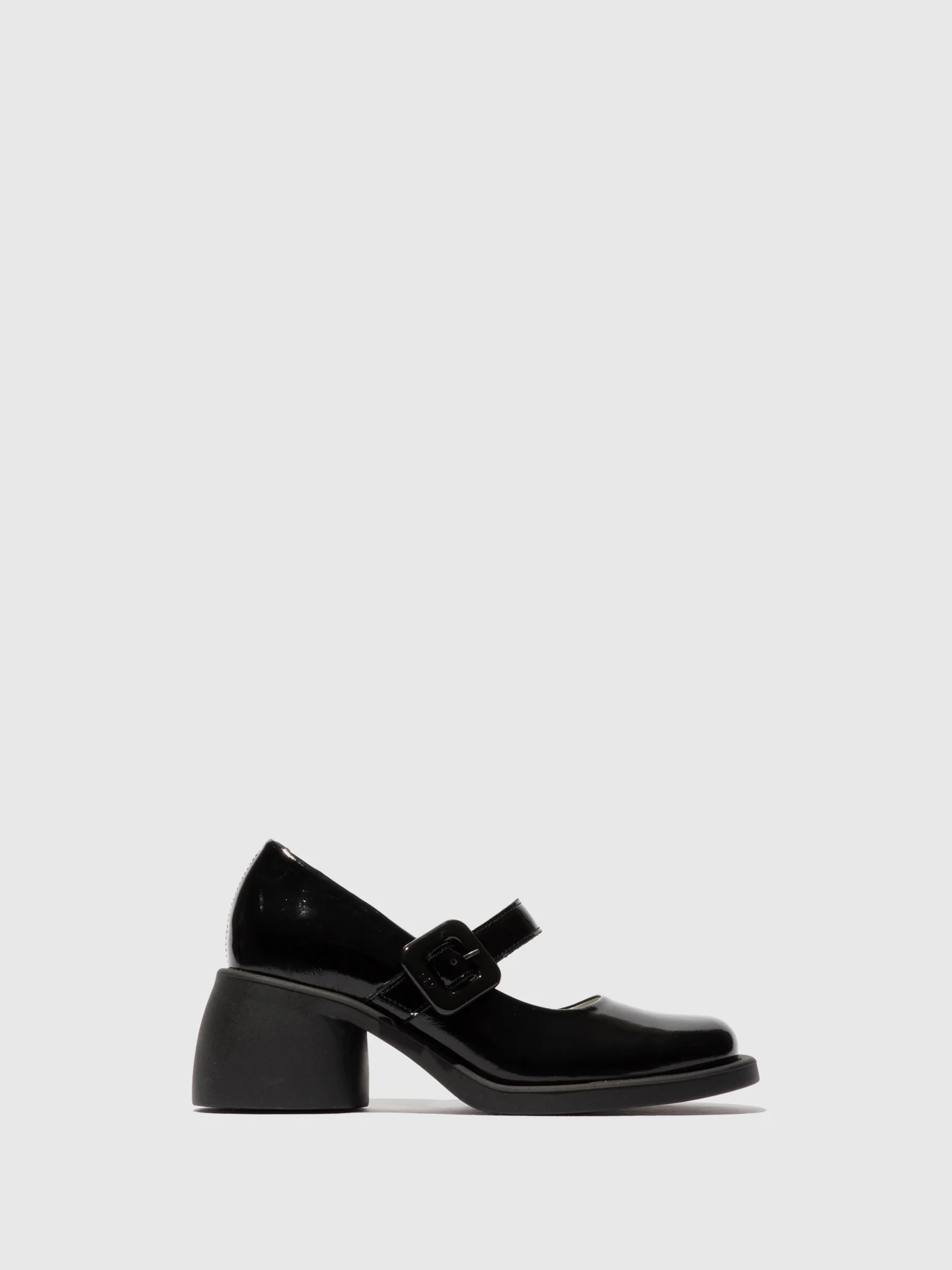 Buckle Shoes HUVI044FLY NAPPALAK BLACK
