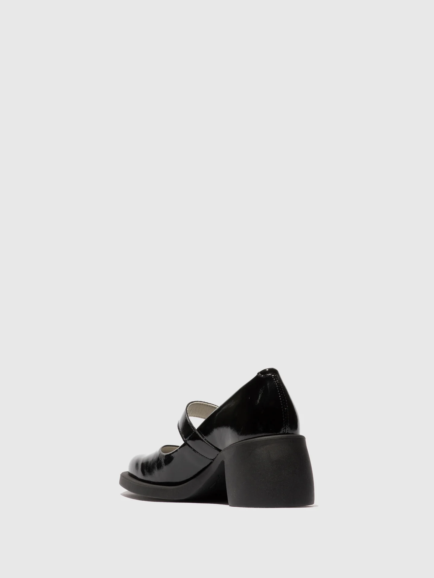 Buckle Shoes HUVI044FLY NAPPALAK BLACK - Image 3