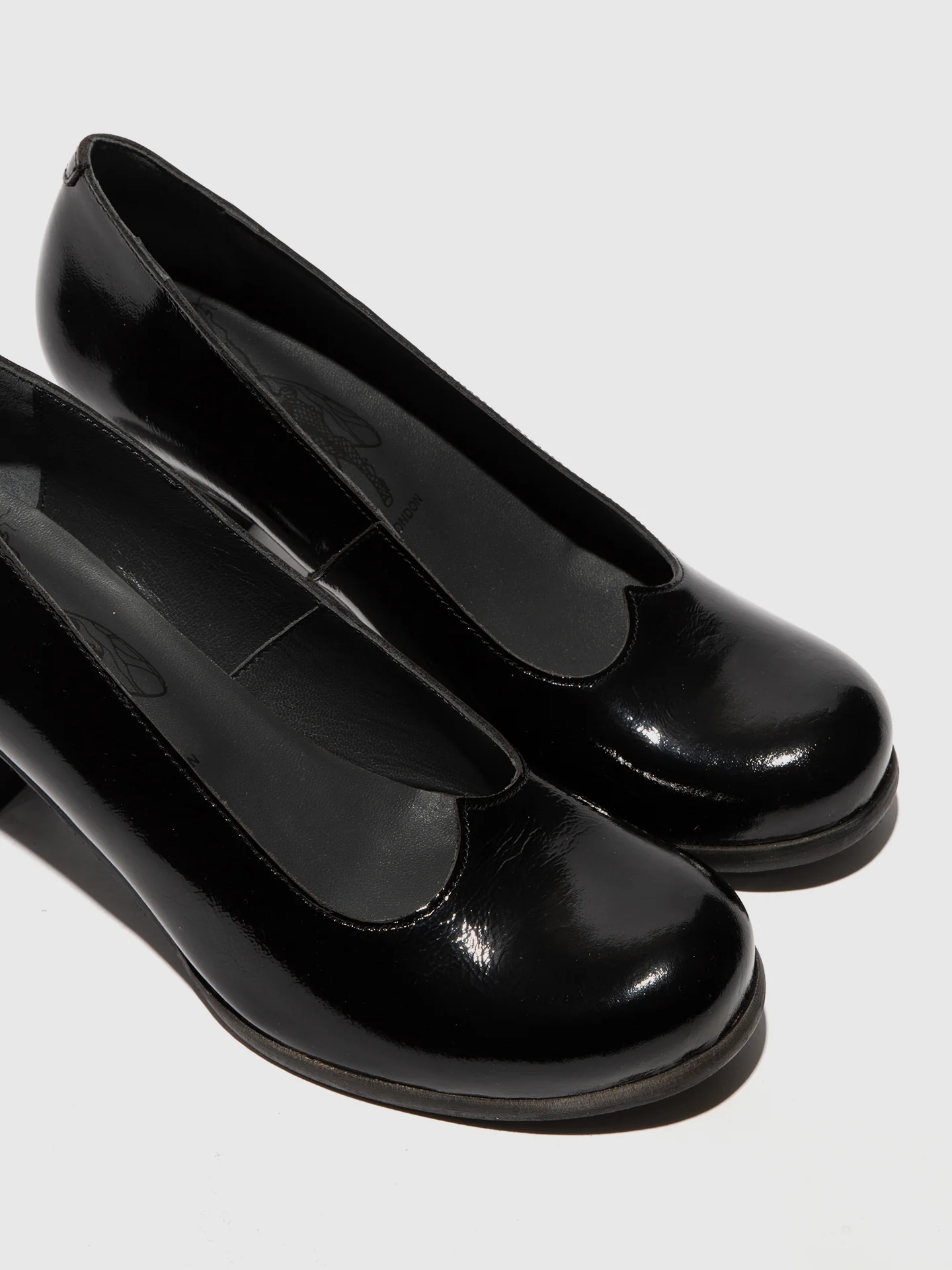 Heel Shoes BAZE086FLY NAPPALAK BLACK - Image 4