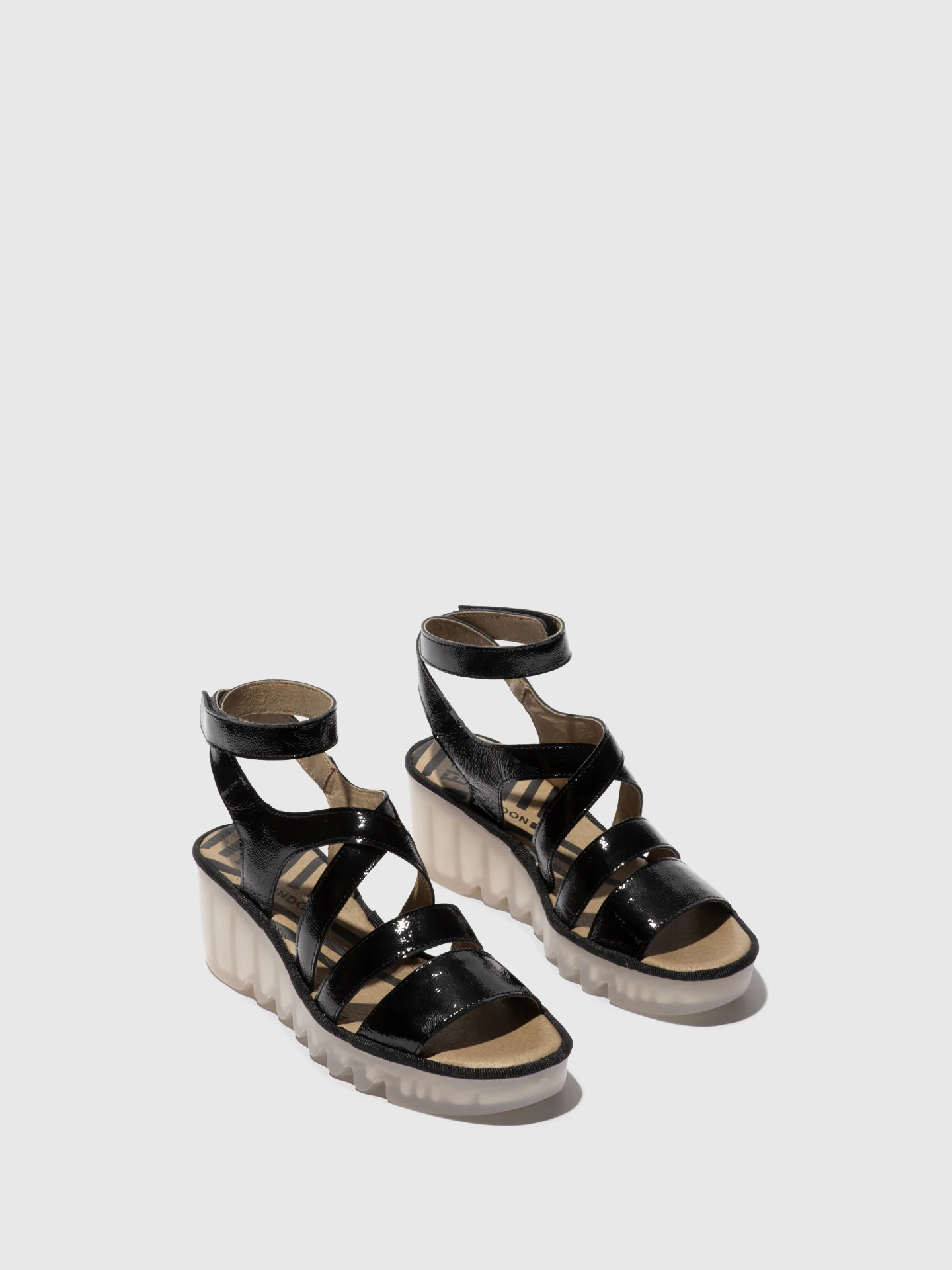 Strappy Sandals BAFY485FLY NAPPALAK BLACK - Image 2