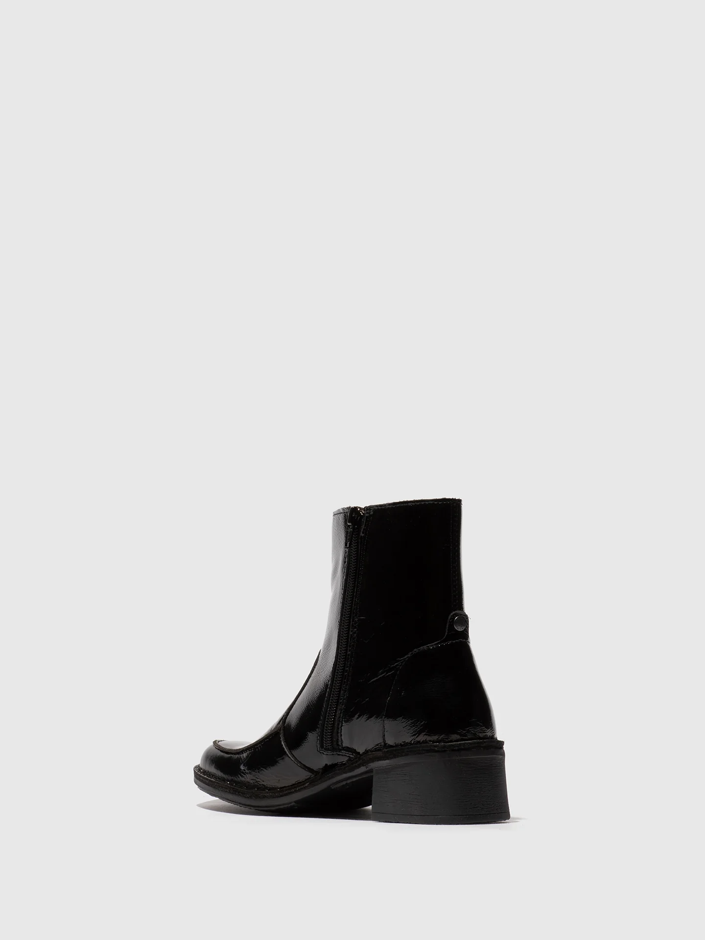 Zip Up Ankle Boots EZIA181FLY NAPPALAK BLACK - Image 3