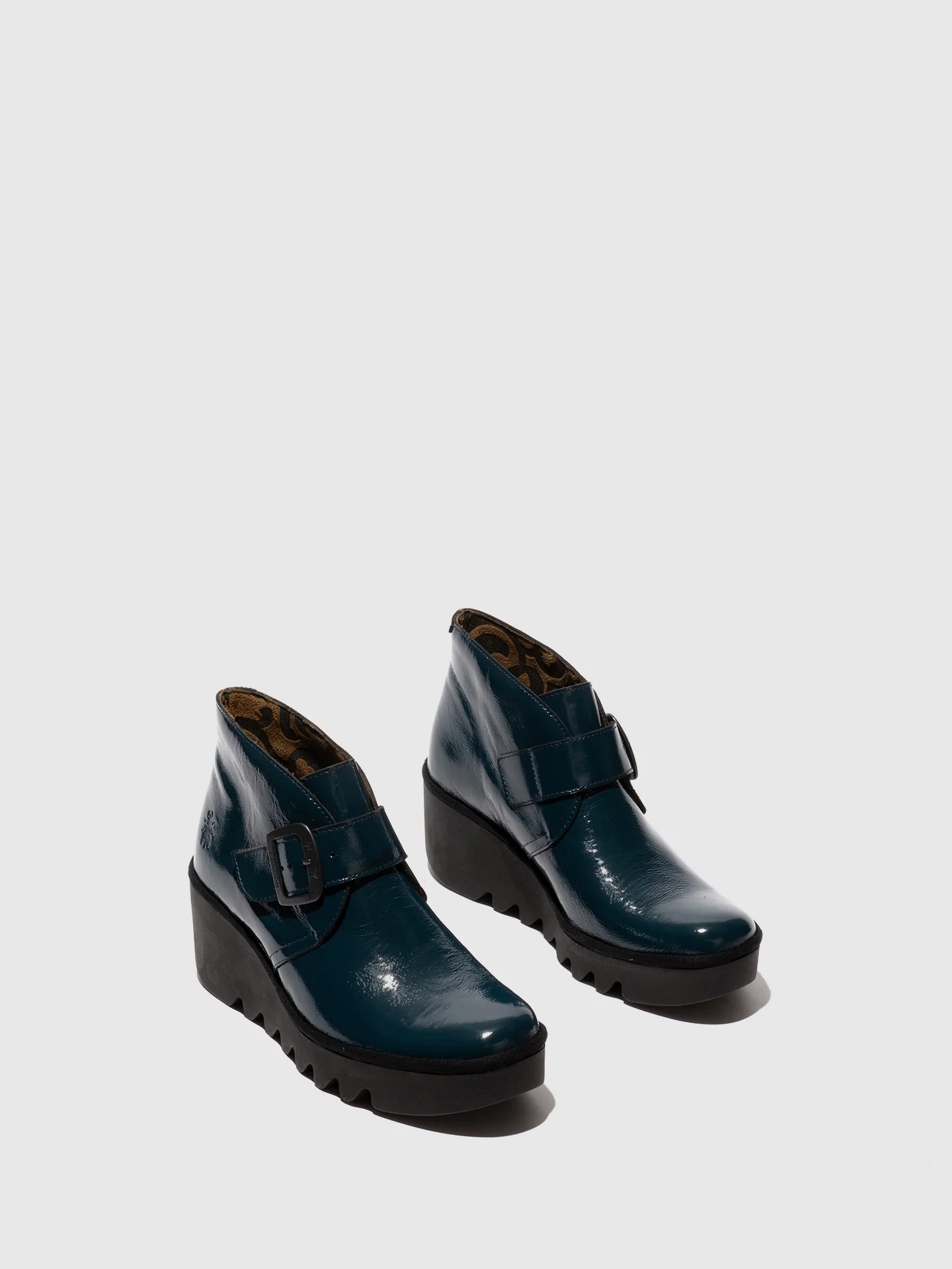 Buckle Ankle Boots BIRT397FLY NAPPALAK NAVY - Image 2