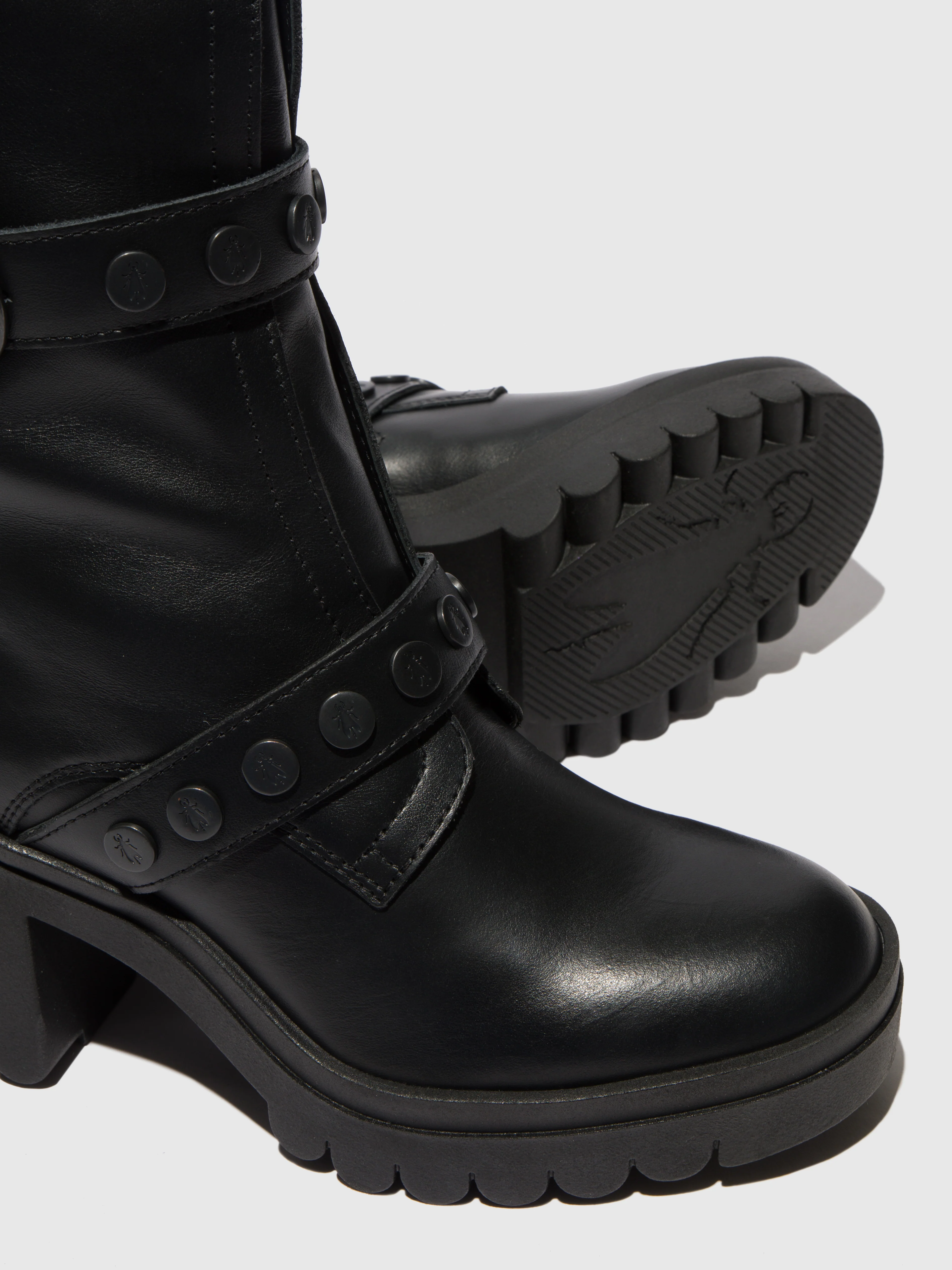 Zip Up Ankle Boots TAMA888FLY NAUSICA BLACK - Image 4