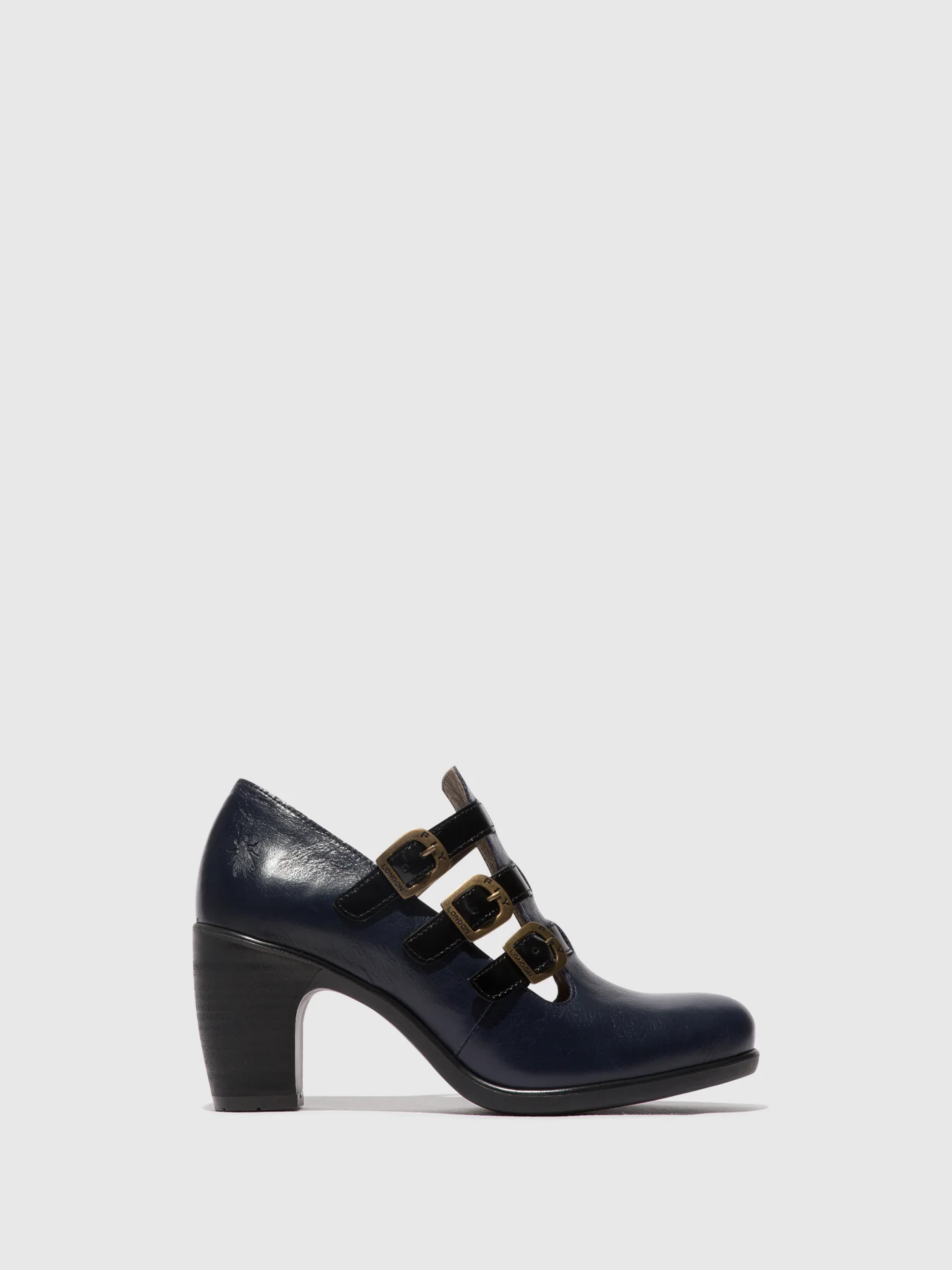 Buckle Shoes KACY011FLY NAVY/BLACK