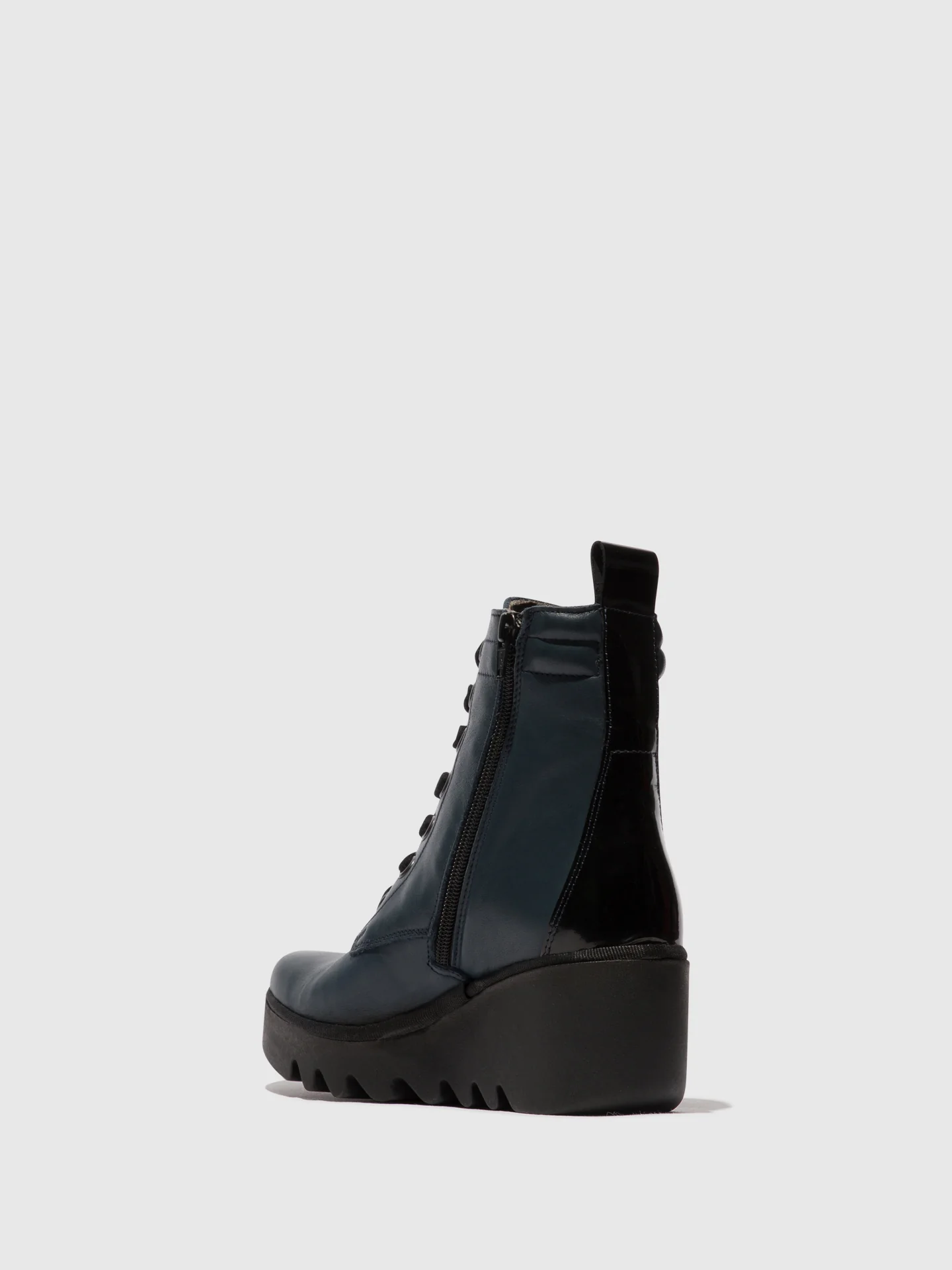 Lace-up Ankle Boots BIAZ329FLY NAVY/BLACK - Image 3