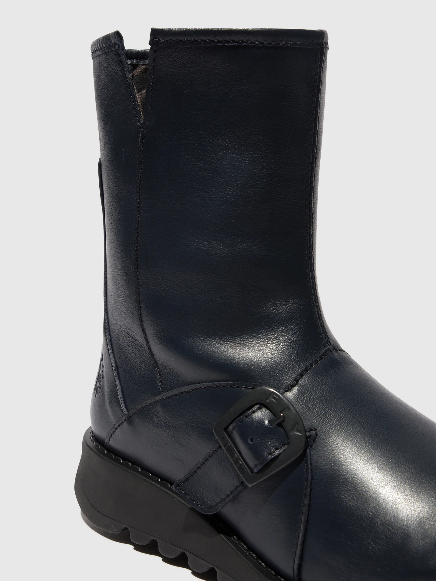 Buckle Ankle Boots SABE013FLY NAVY - Image 4