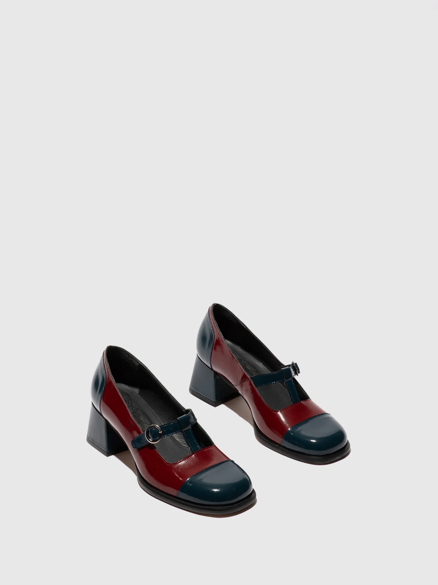 Buckle Shoes SOLF341FLY NAVY/INT.RUST - Image 2