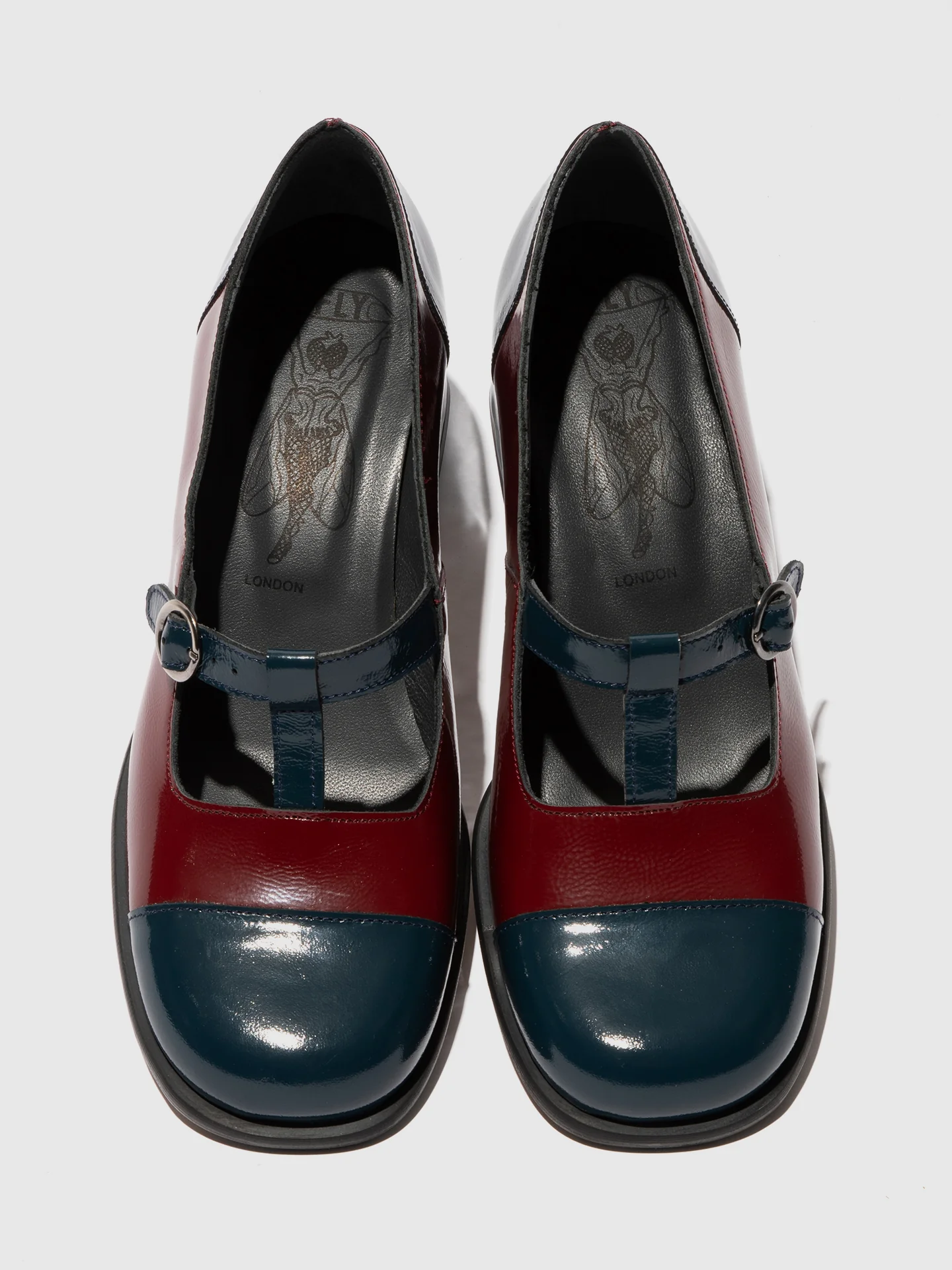 Buckle Shoes SOLF341FLY NAVY/INT.RUST - Image 4