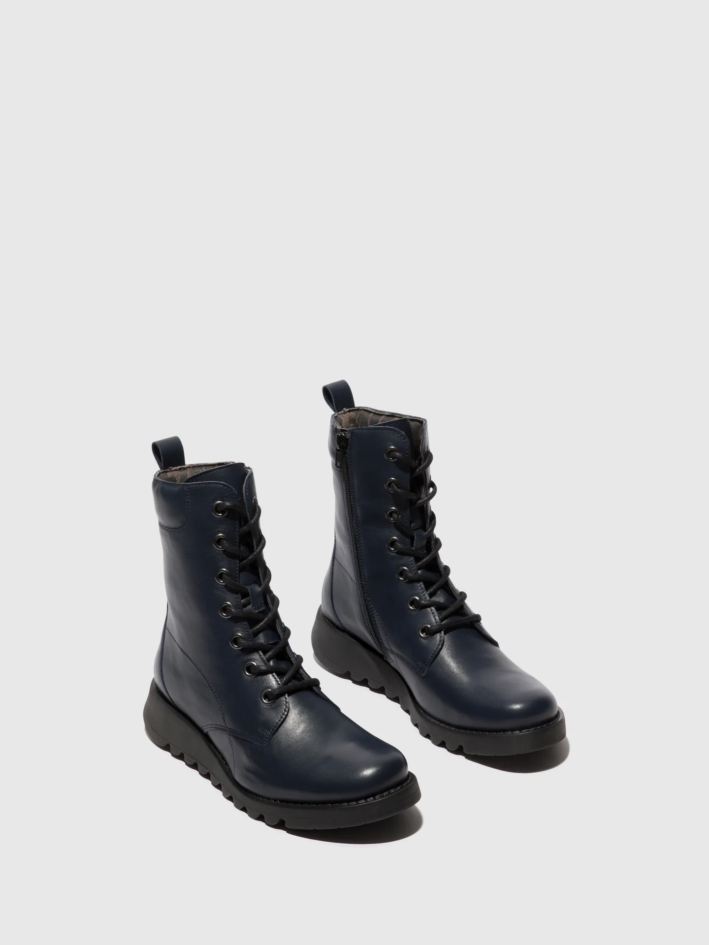 Lace-up Ankle Boots SILF015FLY NAVY - Image 2