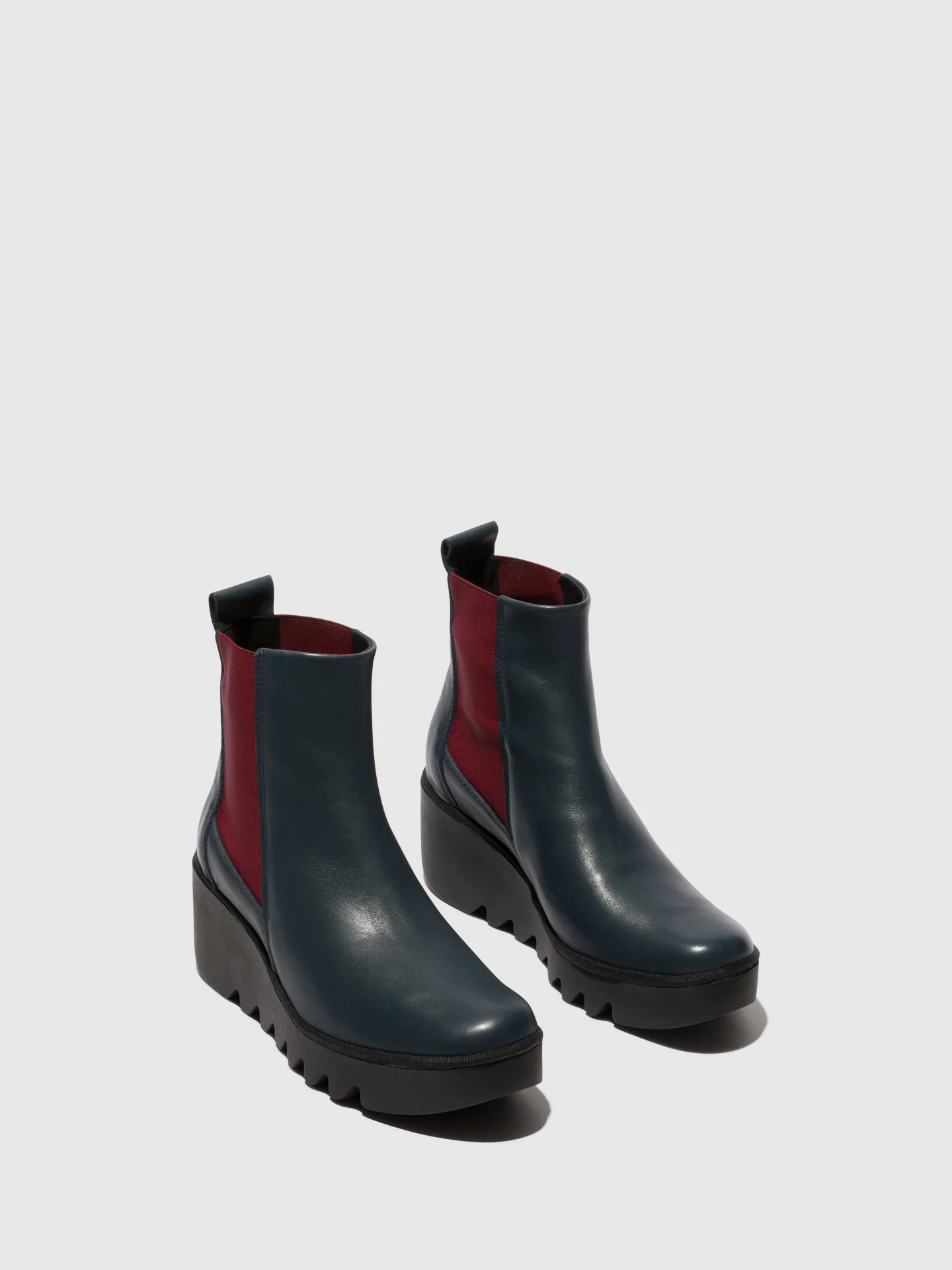 Chelsea Ankle Boots BAGU233FLY NAVY (WINE ELASTIC) - Image 2