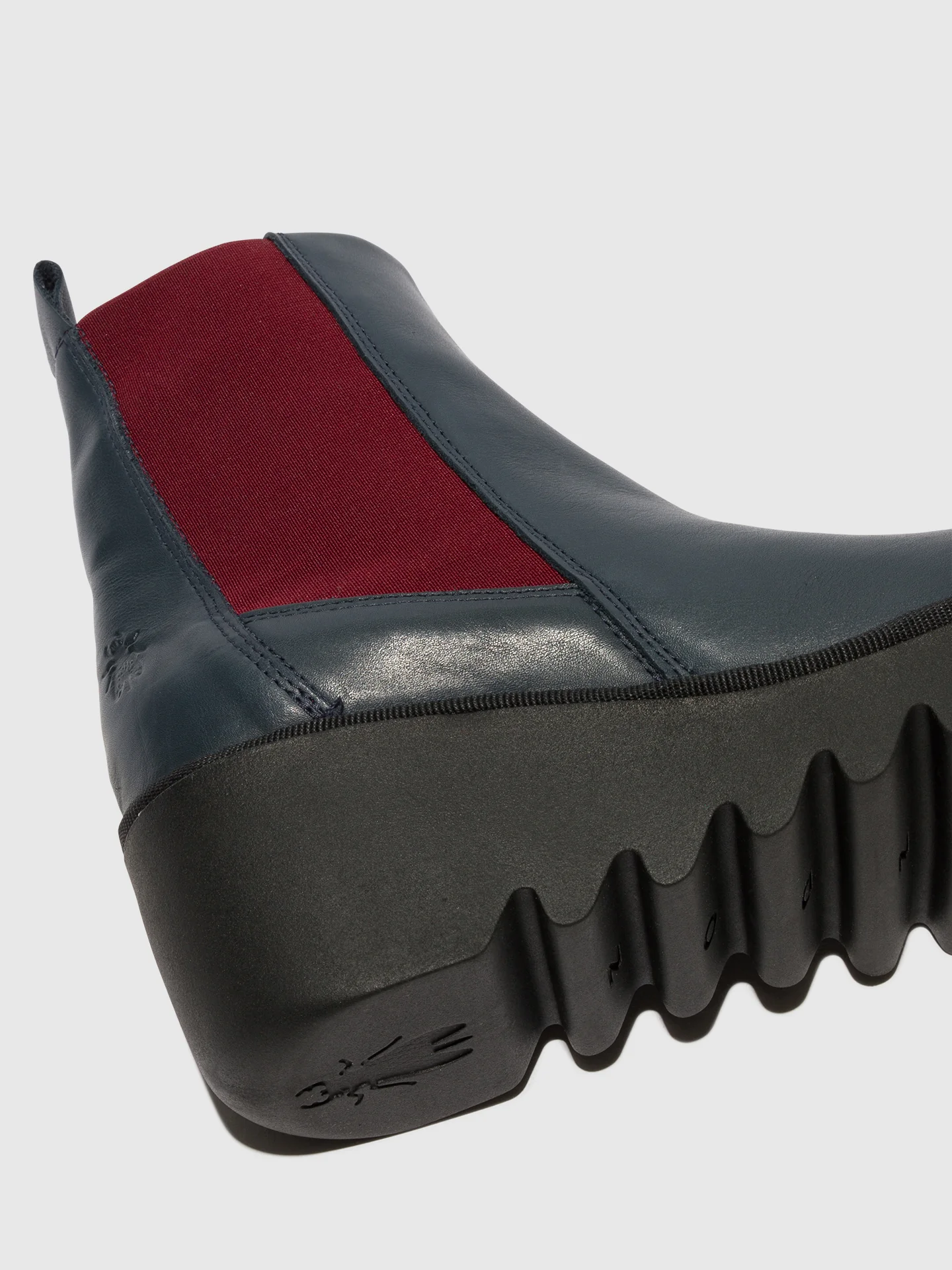 Chelsea Ankle Boots BAGU233FLY NAVY (WINE ELASTIC) - Image 4