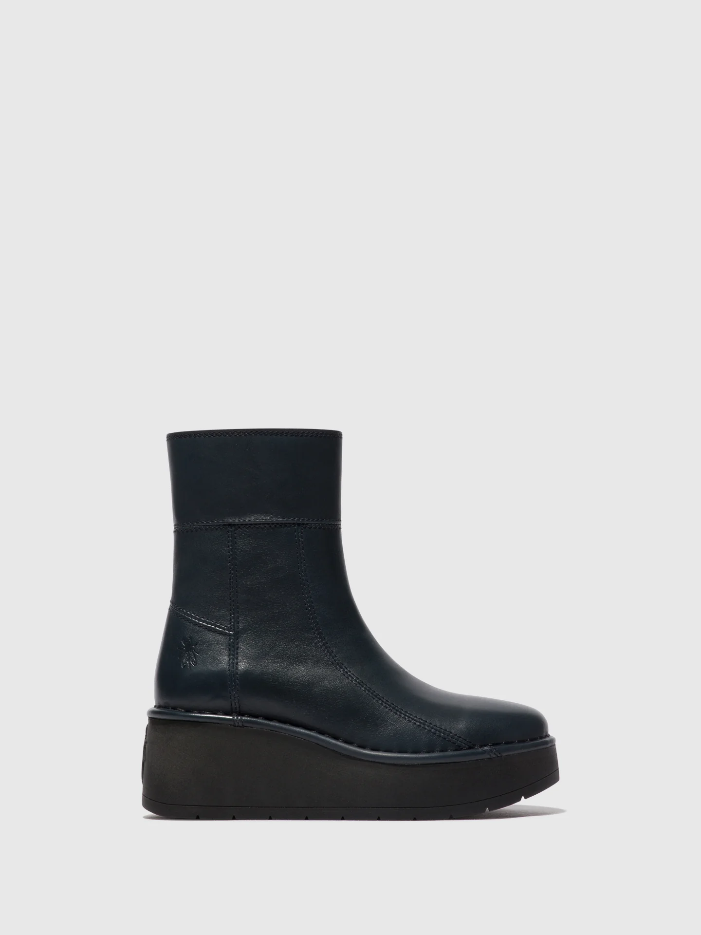 Zip Up Ankle Boots HANN248FLY NAVY