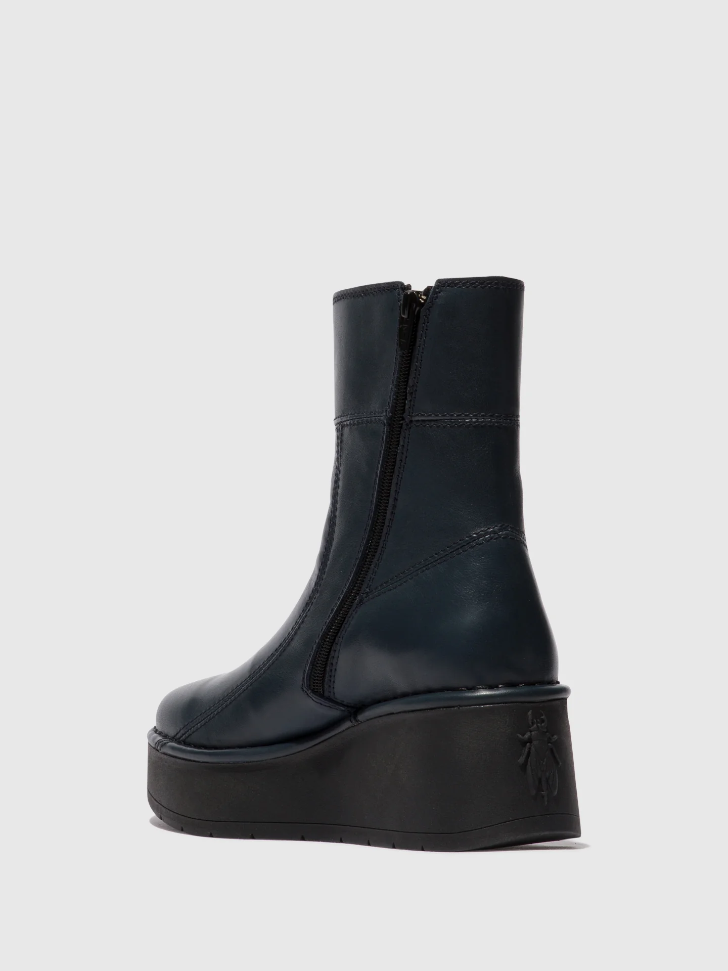 Zip Up Ankle Boots HANN248FLY NAVY - Image 3