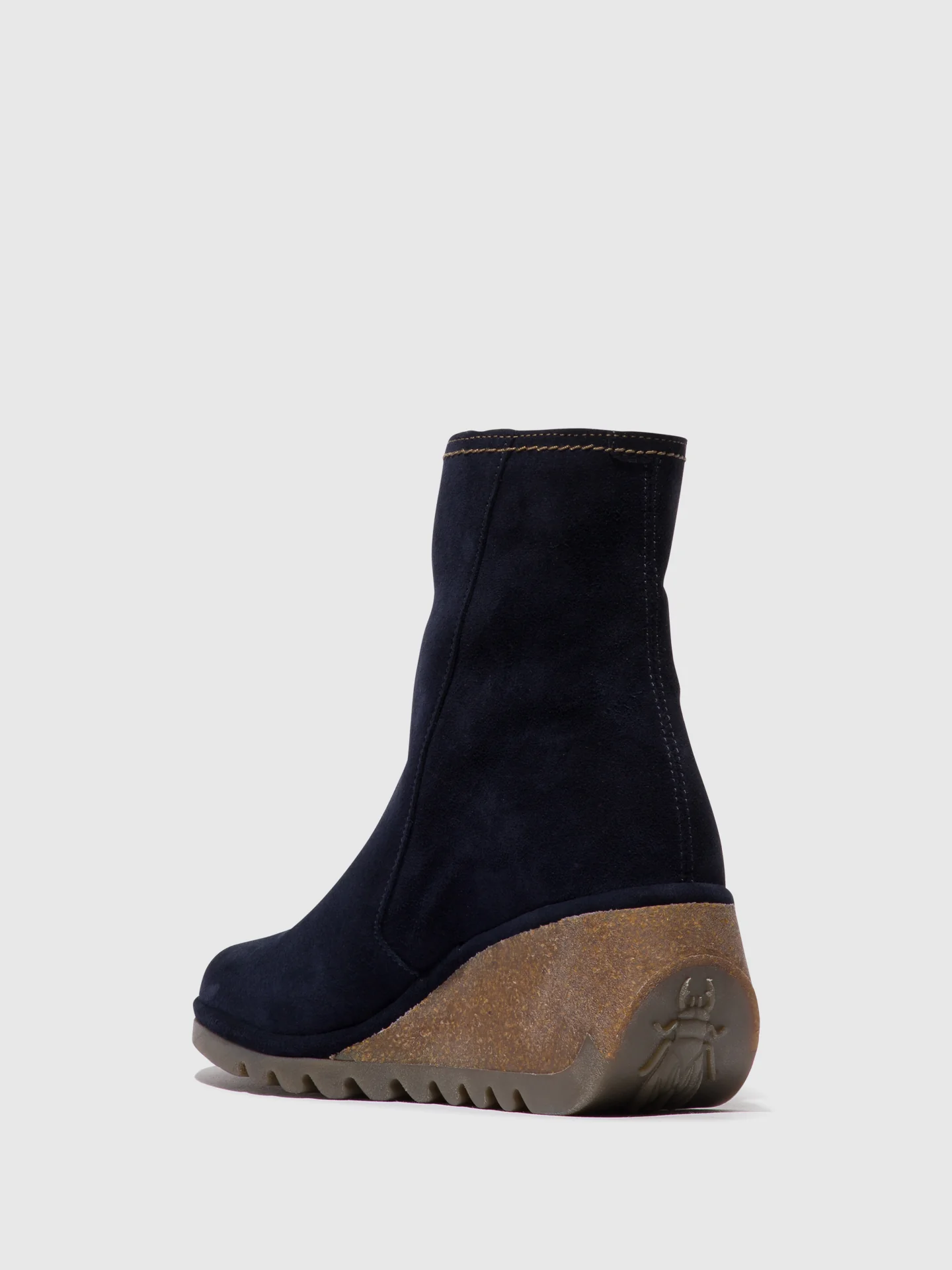 Zip Up Ankle Boots NELA407FLY NAVY - Image 3