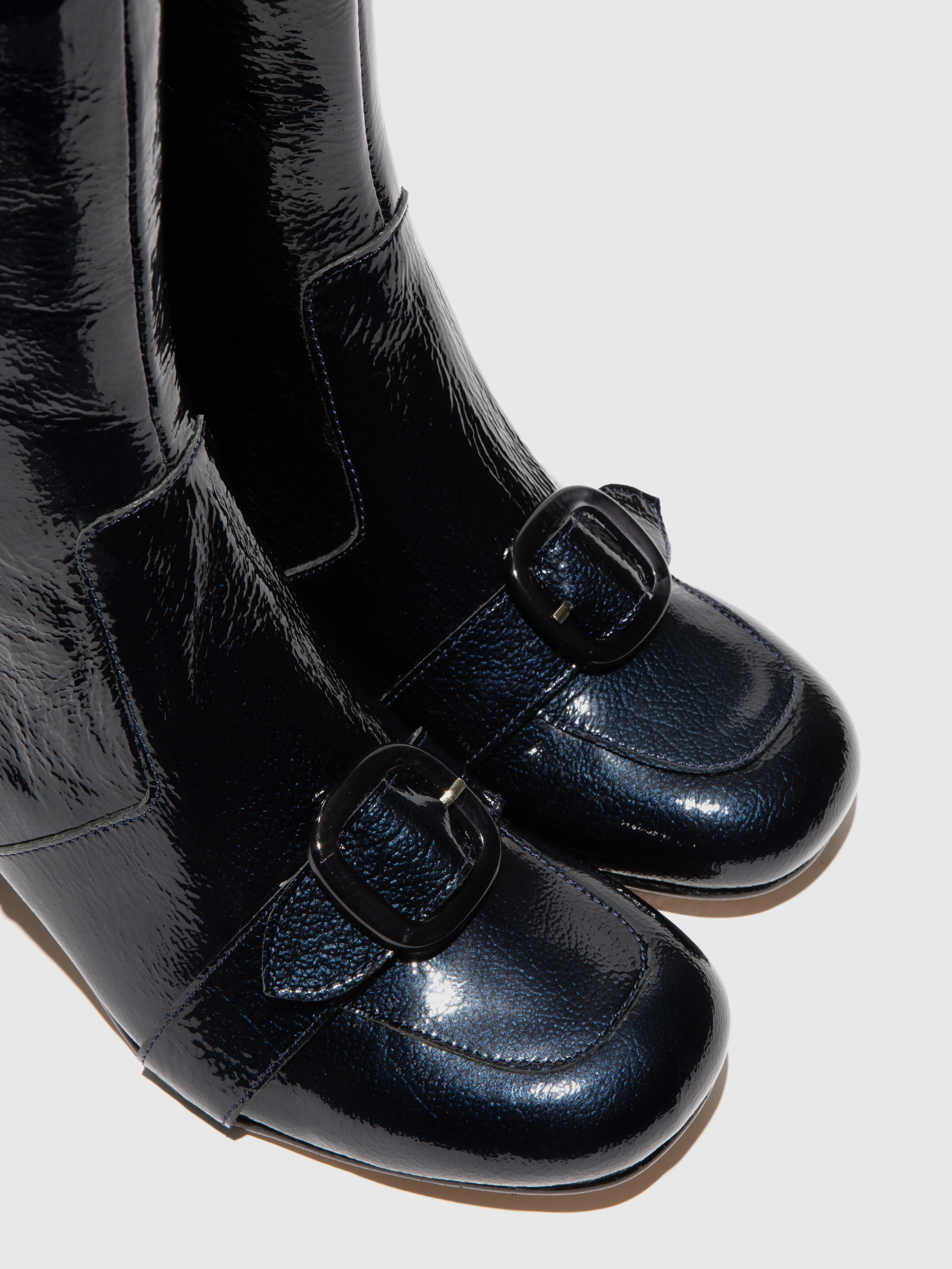 Zip Up Ankle Boots SUIR170FLY NAVY - Image 4