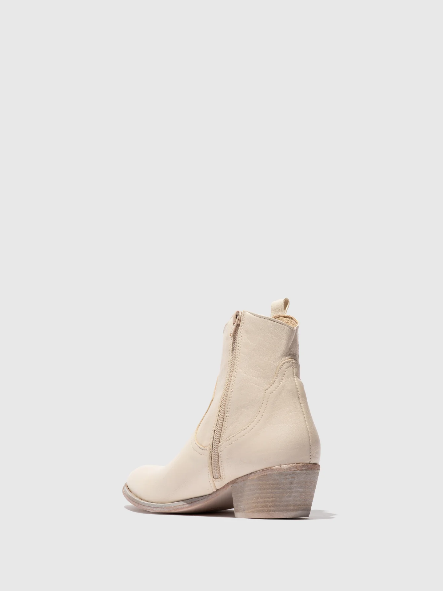 Cowboy Ankle Boots WAMI092FLY OFF WHITE - Image 3