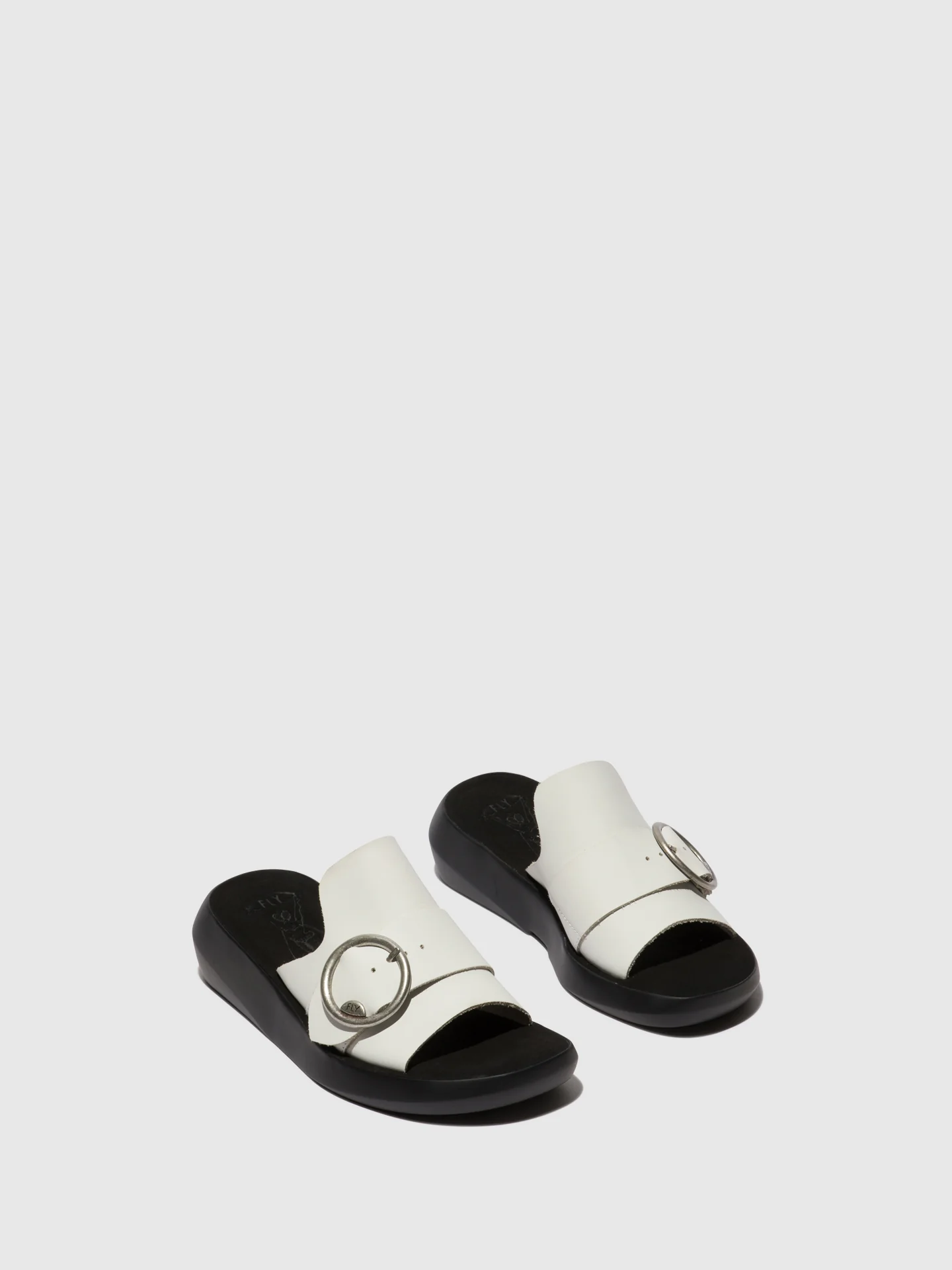 Buckle Mules BEYD925FLY OFFWHITE - Image 2
