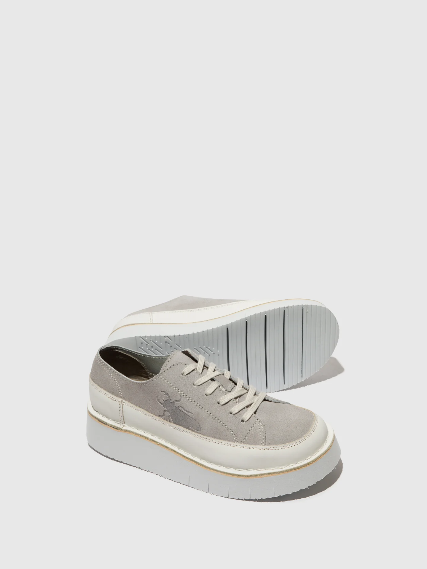 Lace-up Trainers CUDA099FLY OFFWHITE/CLOUD - Image 4