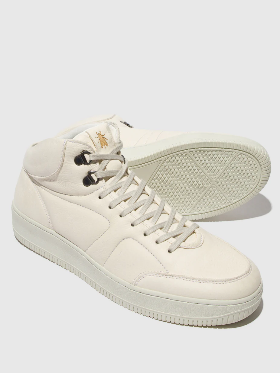 Lace-up Trainers BEAP543FLY OFFWHITE - Image 4