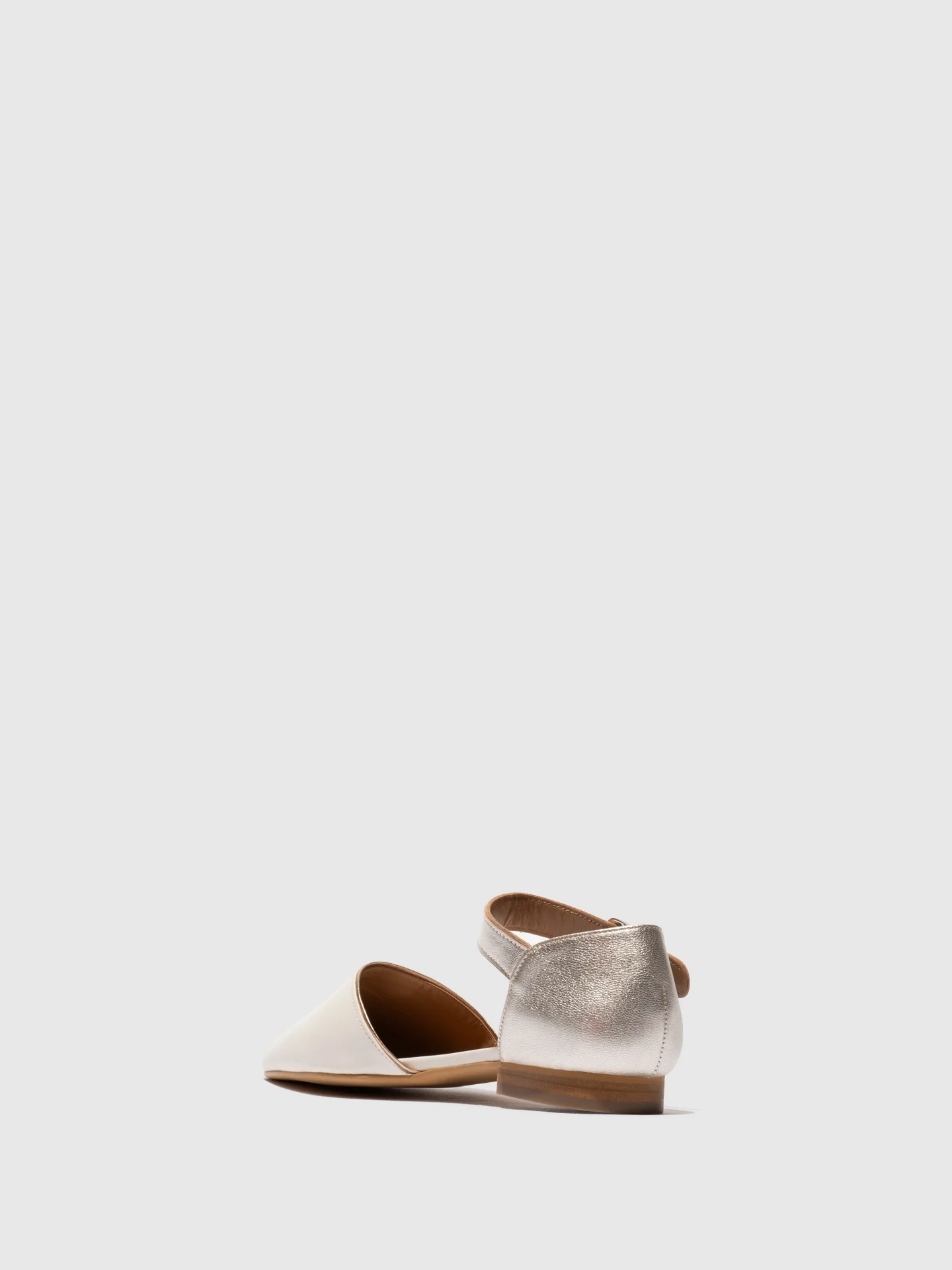 Pointed Toe Shoes SARJ266FLY OFFWHITE/SILVER/SAHARA - Image 3