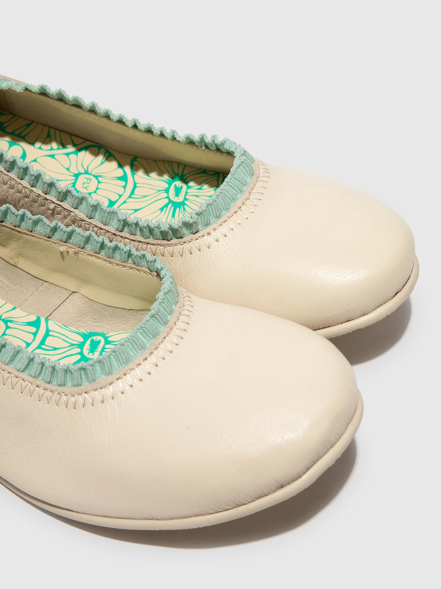 Flat Ballerinas GOIL222FLY OFFWHITE/SPEARMINT - Image 4