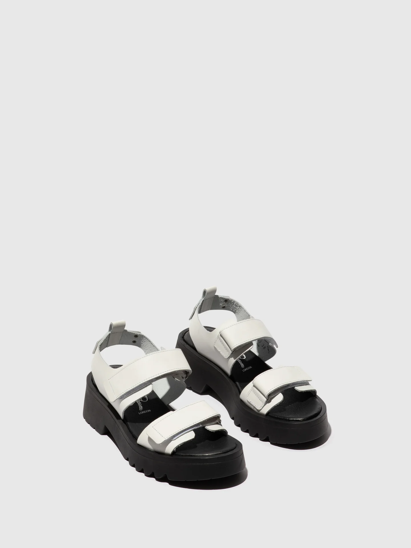 Velcro Sandals MEKA857FLY OFFWHITE - Image 2
