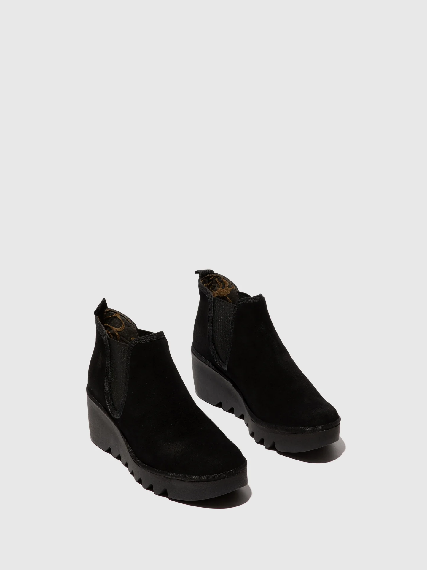 Chelsea Ankle Boots BYNE349FLY OIL SUEDE BLACK - Image 2
