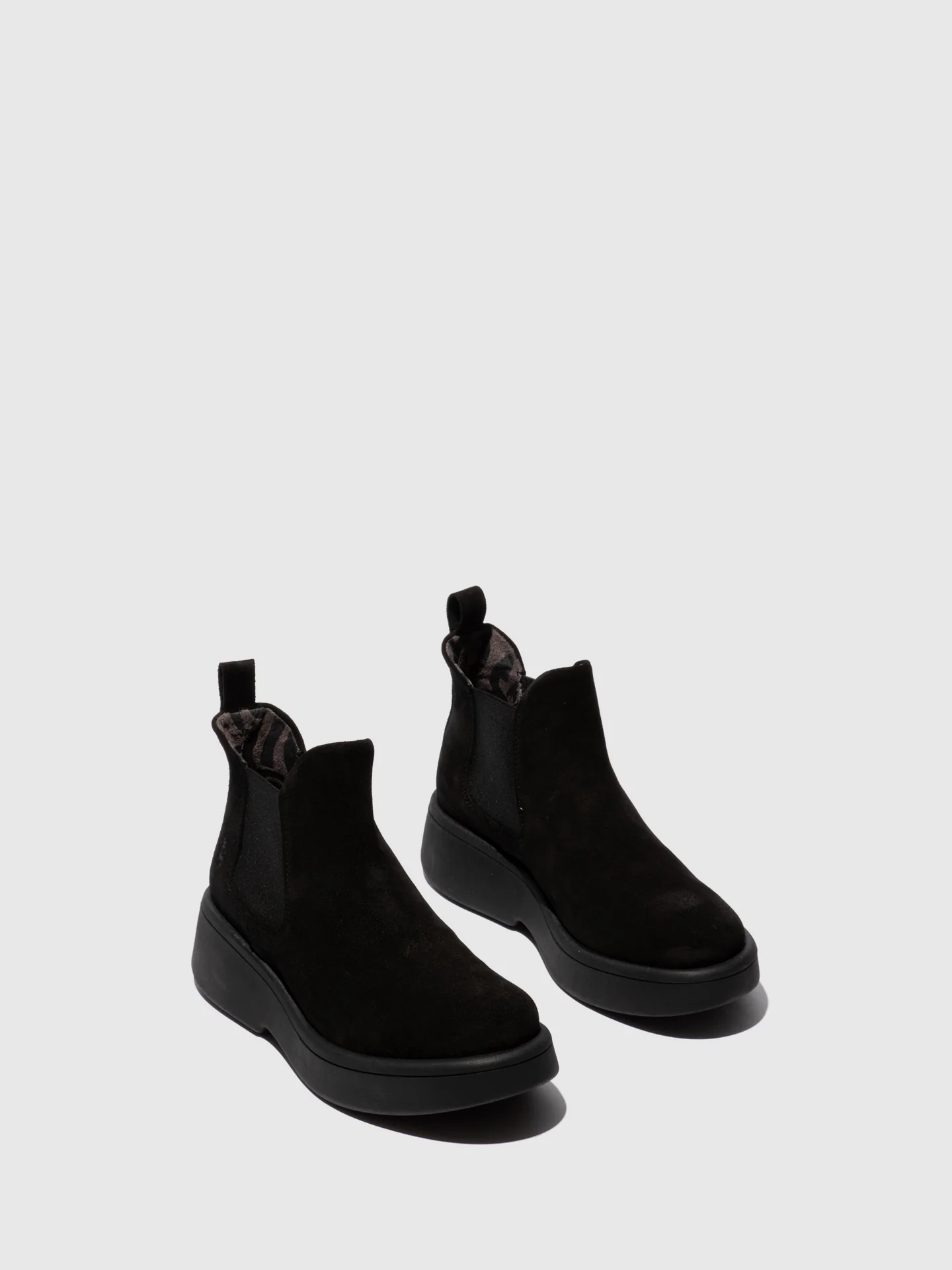 Chelsea Ankle Boots MULK159FLY OIL SUEDE BLACK - Image 2