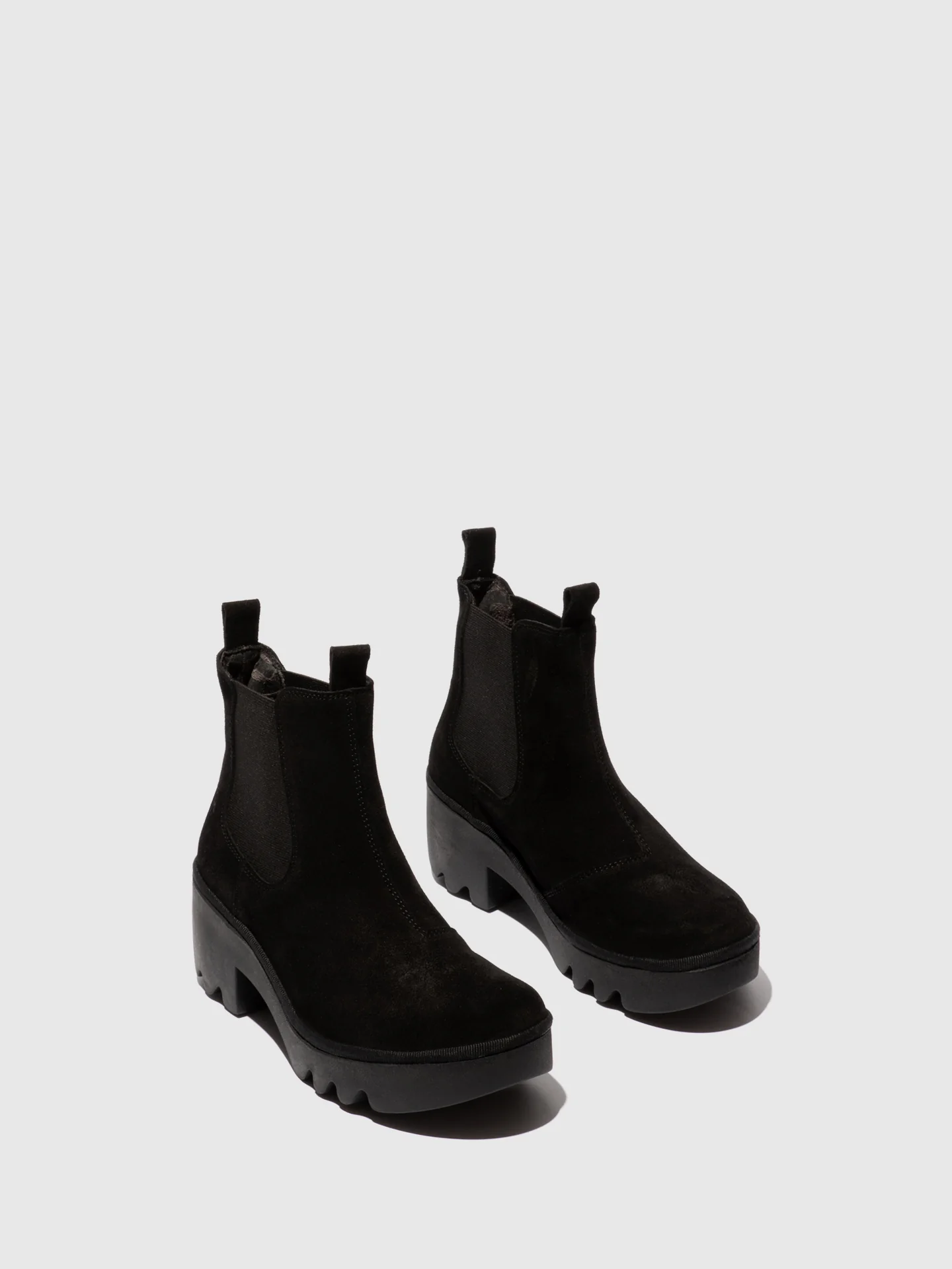 Chelsea Ankle Boots TRIG514FLY OIL SUEDE BLACK - Image 2
