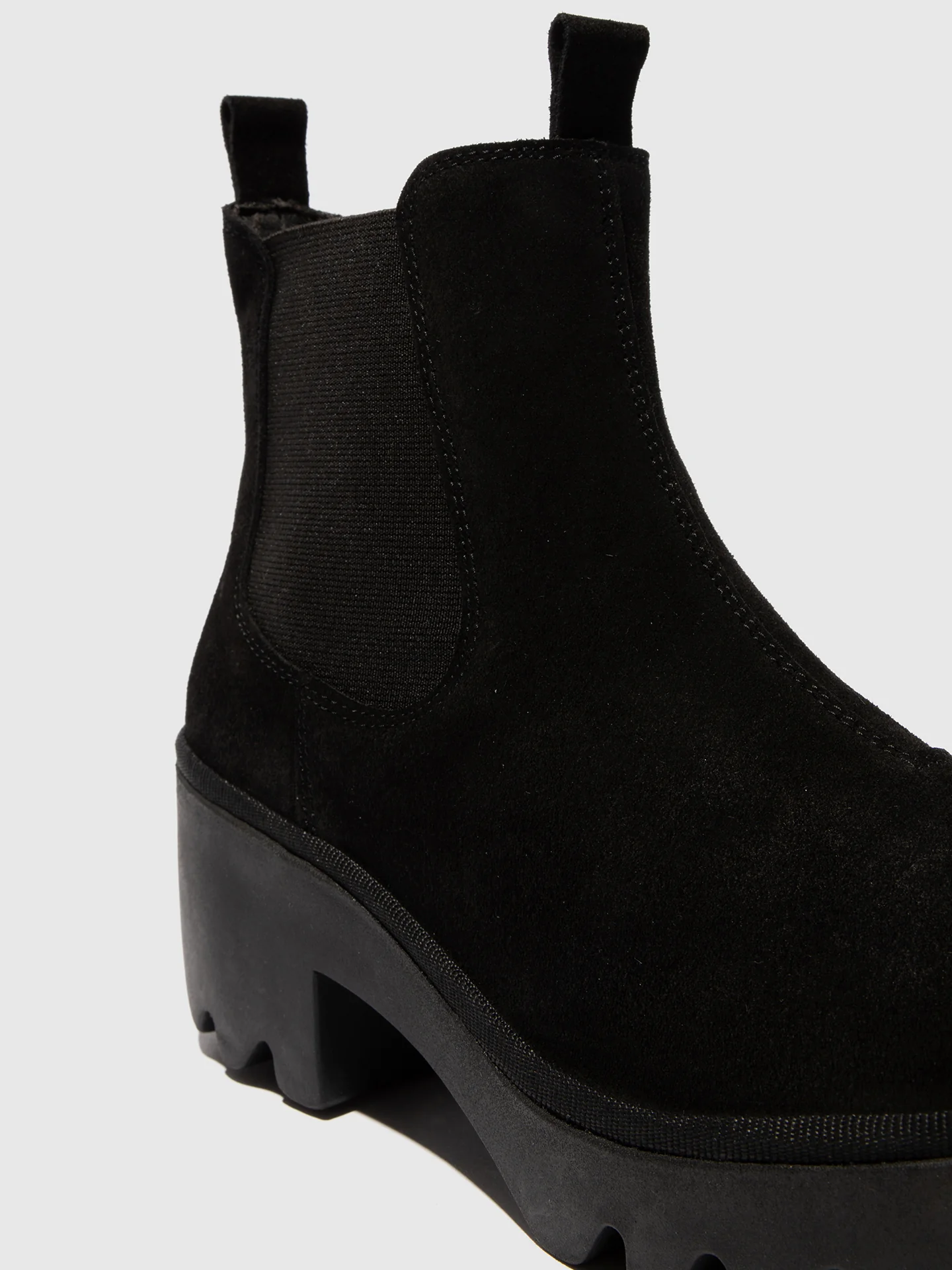 Chelsea Ankle Boots TRIG514FLY OIL SUEDE BLACK - Image 4