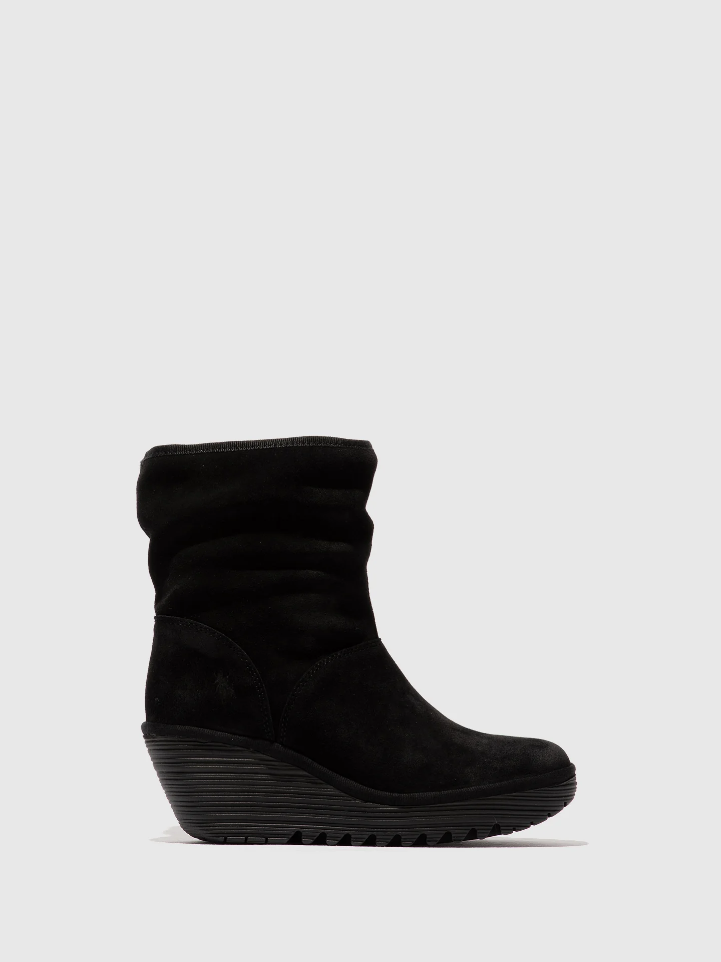 Zip Up Ankle Boots YAXO594FLY OIL SUEDE BLACK