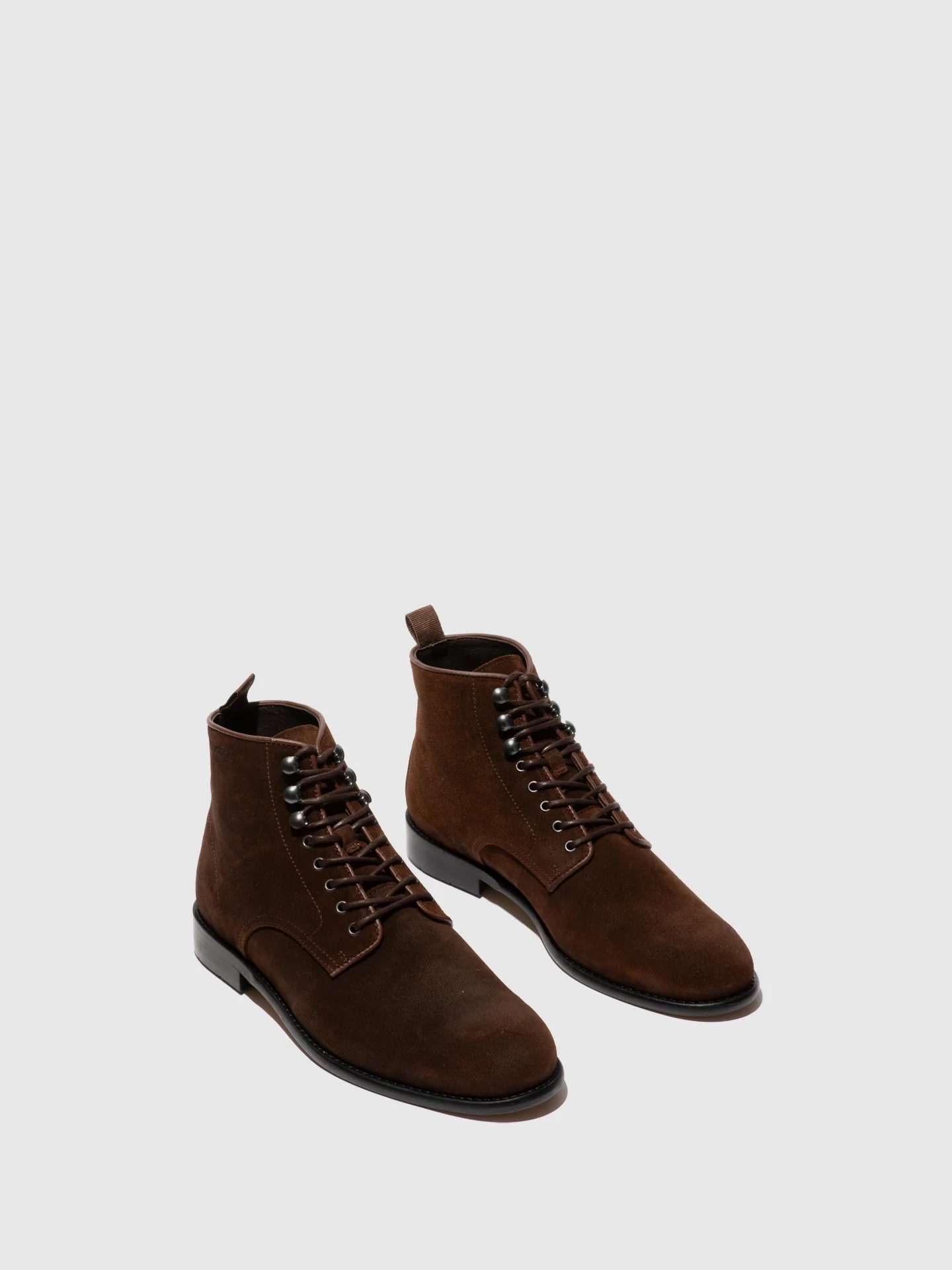 Lace-up Ankle Boots WERN002FLY OIL SUEDE CAMEL - Image 2